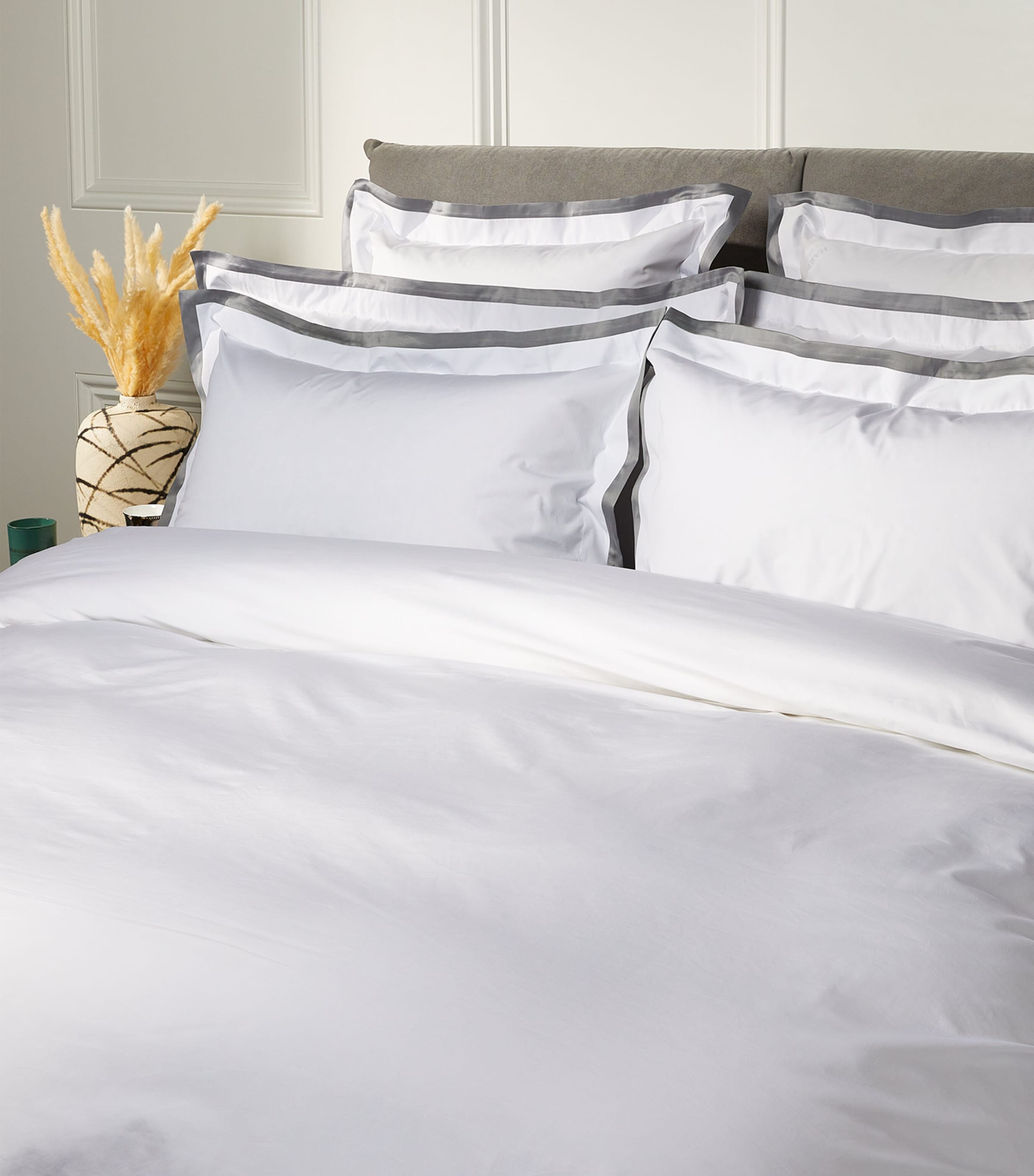 Celso De Lemos Hella Super King Duvet Cover (260cm x 220cm) Ardoise Image 2