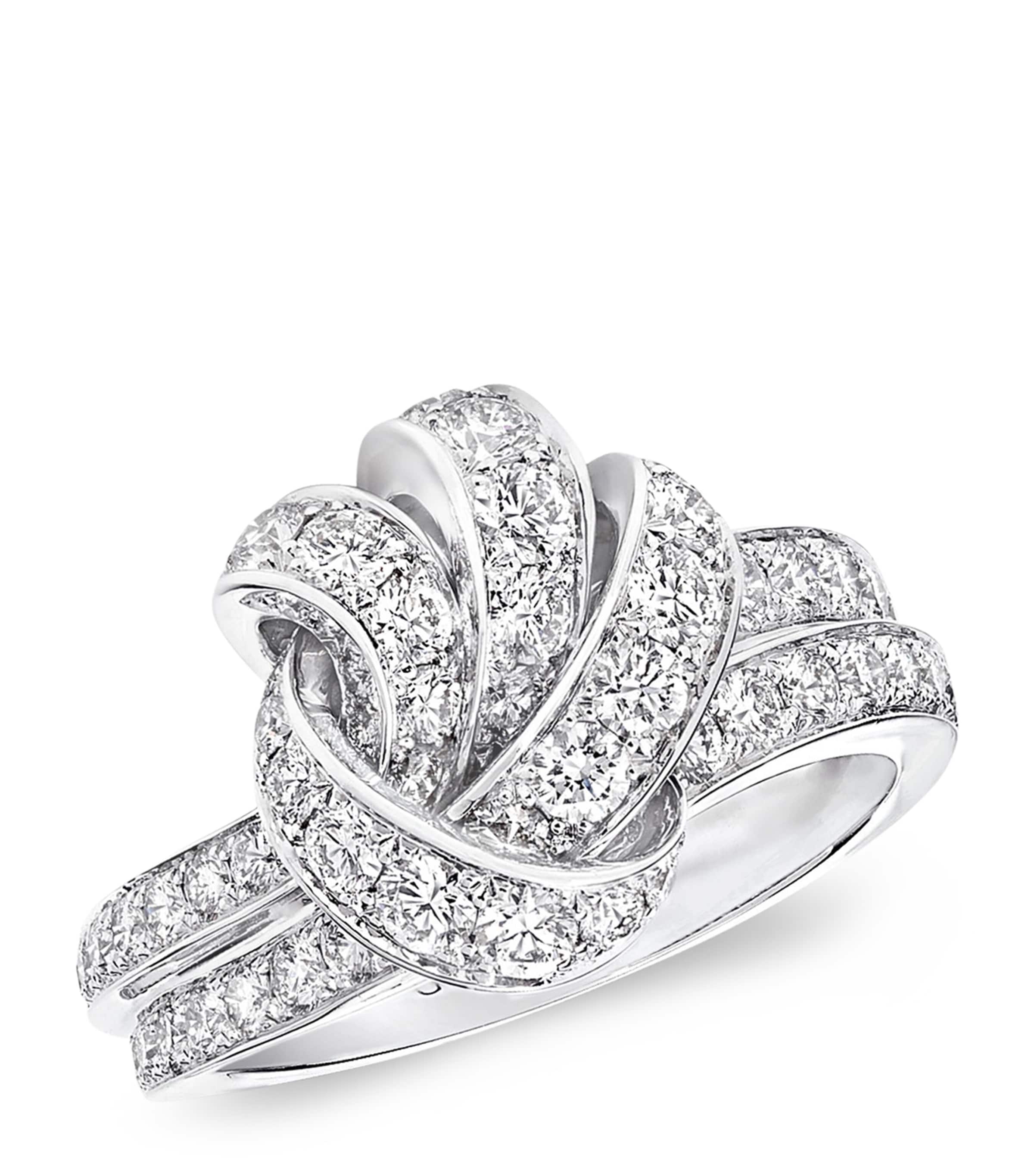 Graff White Gold and Diamond Tilda’s Bow Ring White Gold Image 1