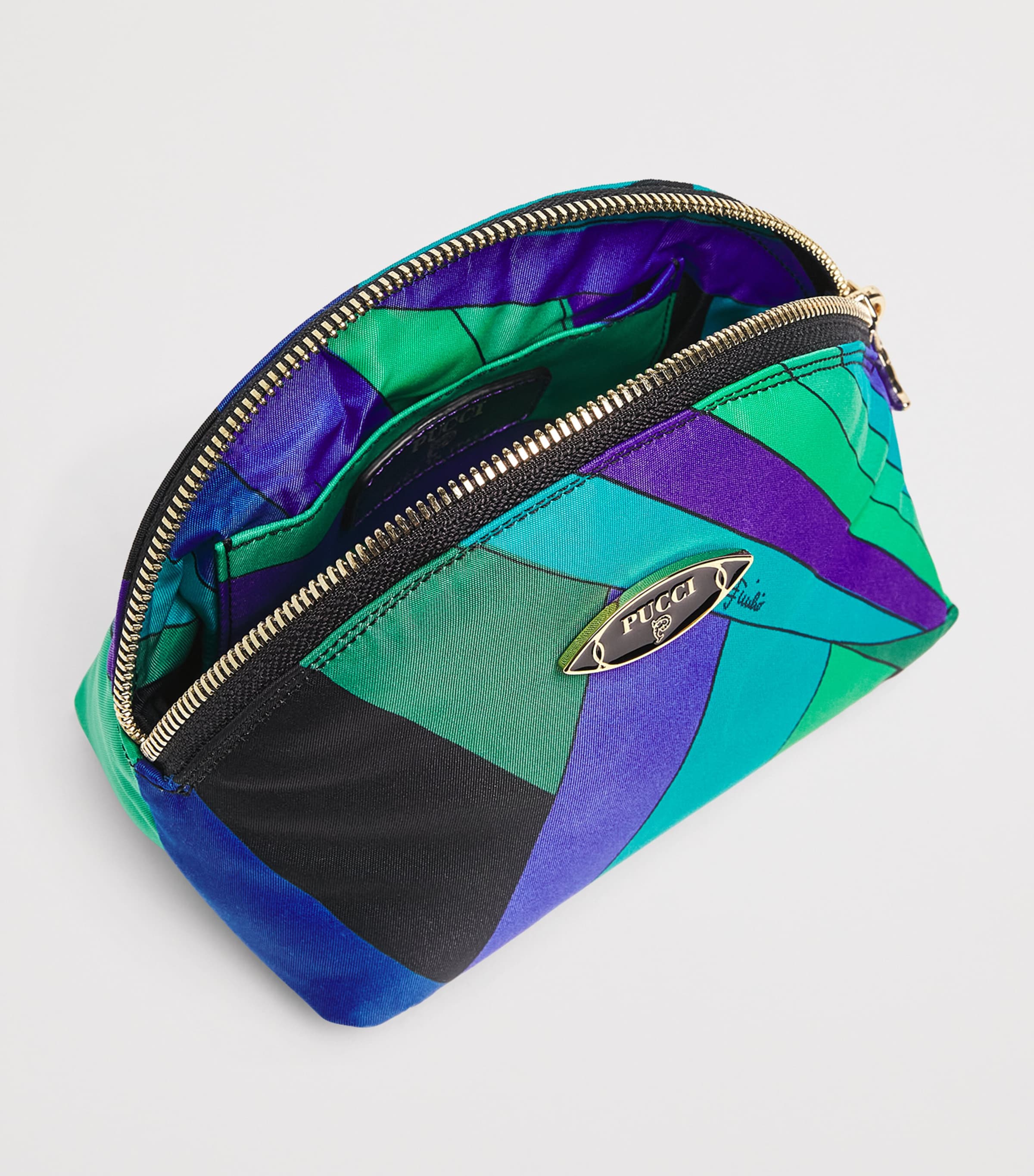 Printed Make-Up Pouch 010 SMERALDO Image 3