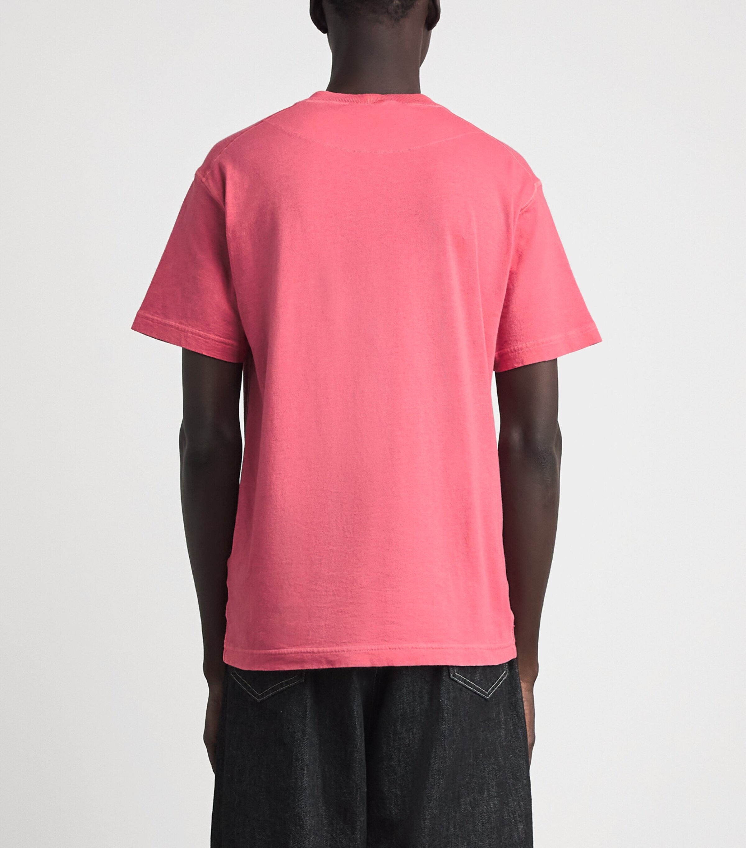 Stone Island Mens Cotton Logo T-Shirt Image 5
