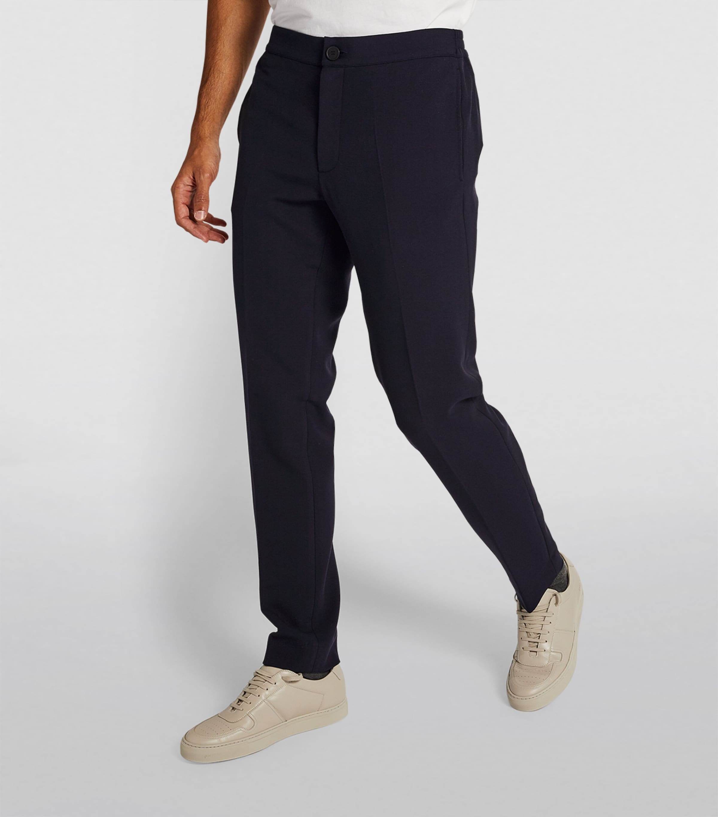 Stretch Jersey Trousers NAVY BLUE Image 3