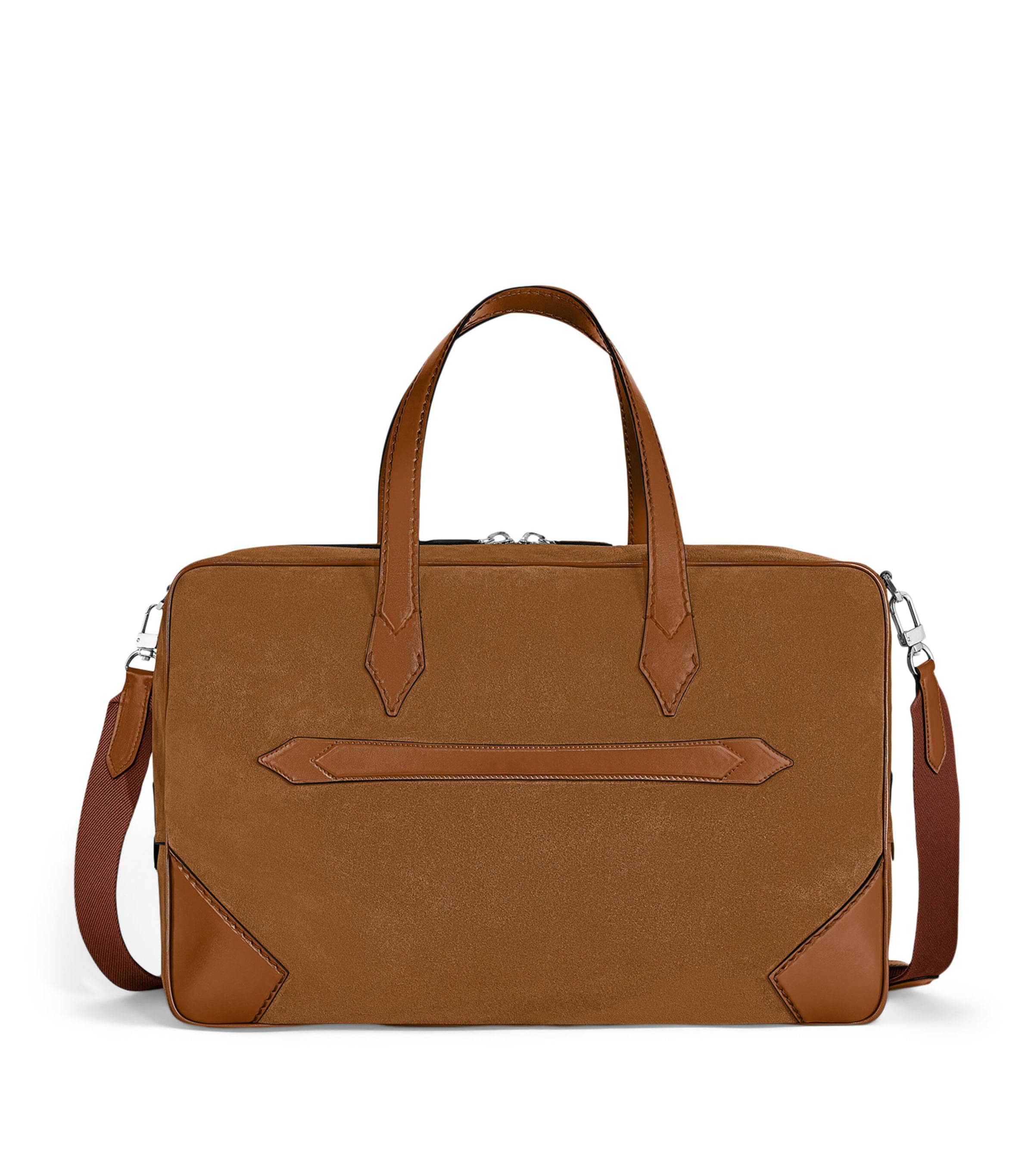 Montblanc Suede Weekender 45 Holdall Caramel Image 2
