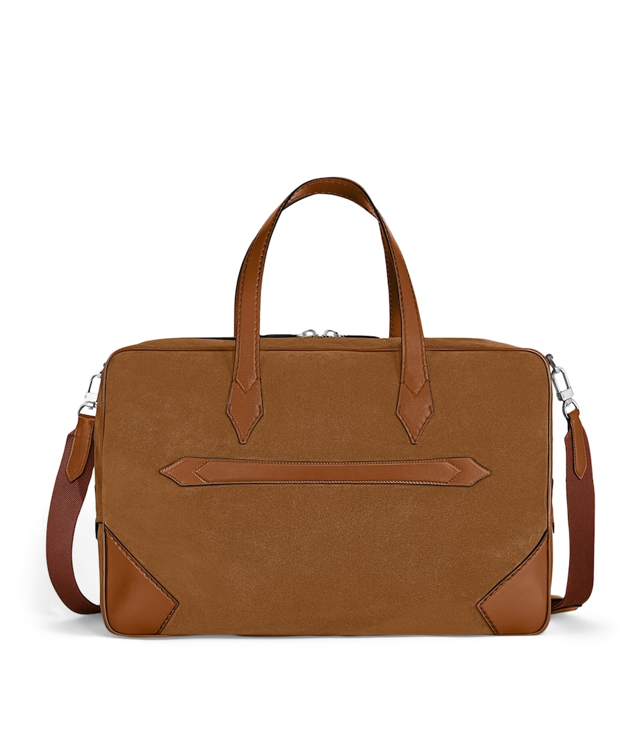 Montblanc Suede Weekender 45 Holdall Caramel Image 2