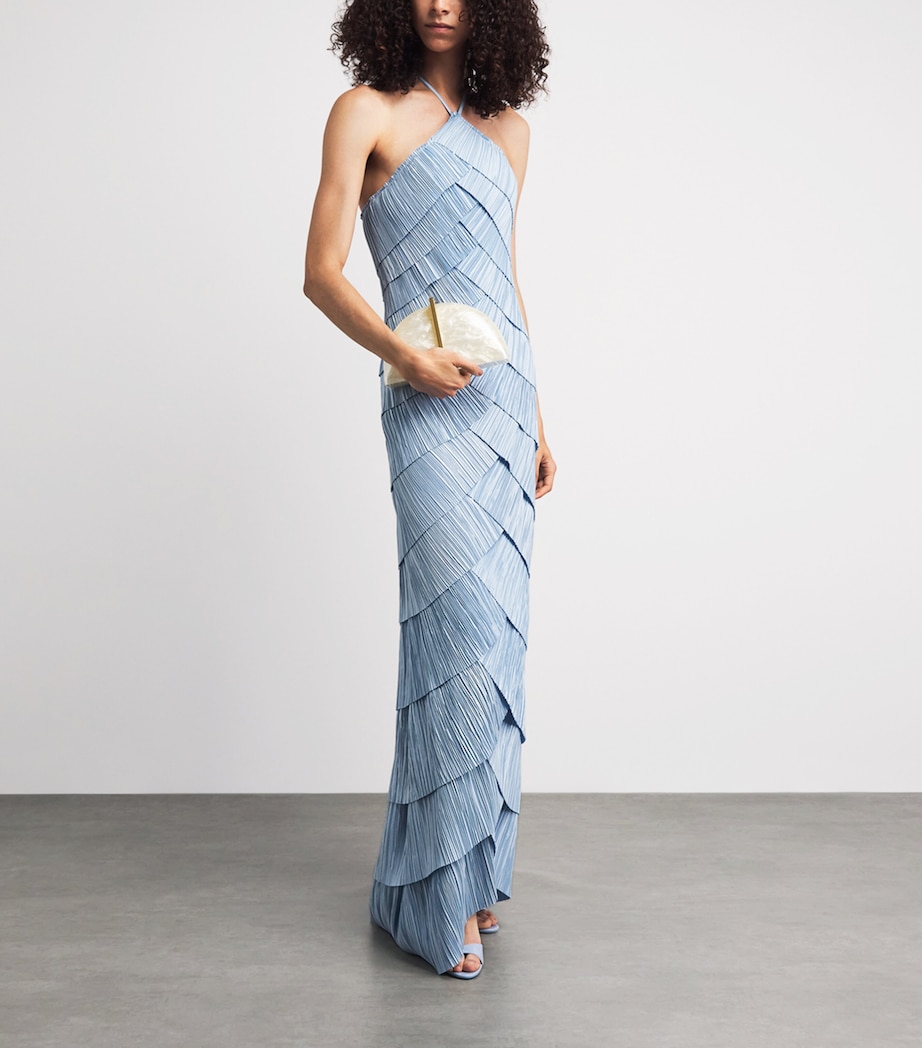 Cult Gaia Marsla Dress In Baby Blue - Coastal Cult Gaia Marsla Dress In Baby Blue - Coastal