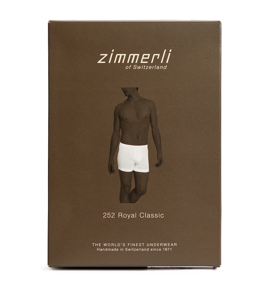 Cotton 252 Royal Classic Boxer Briefs 86 BLACK Image 4