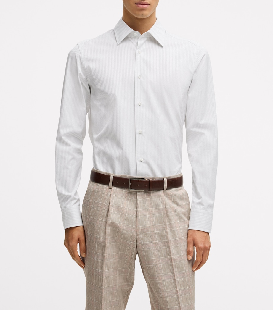 Regenerative Cotton Striped Shirt 072 Image 2