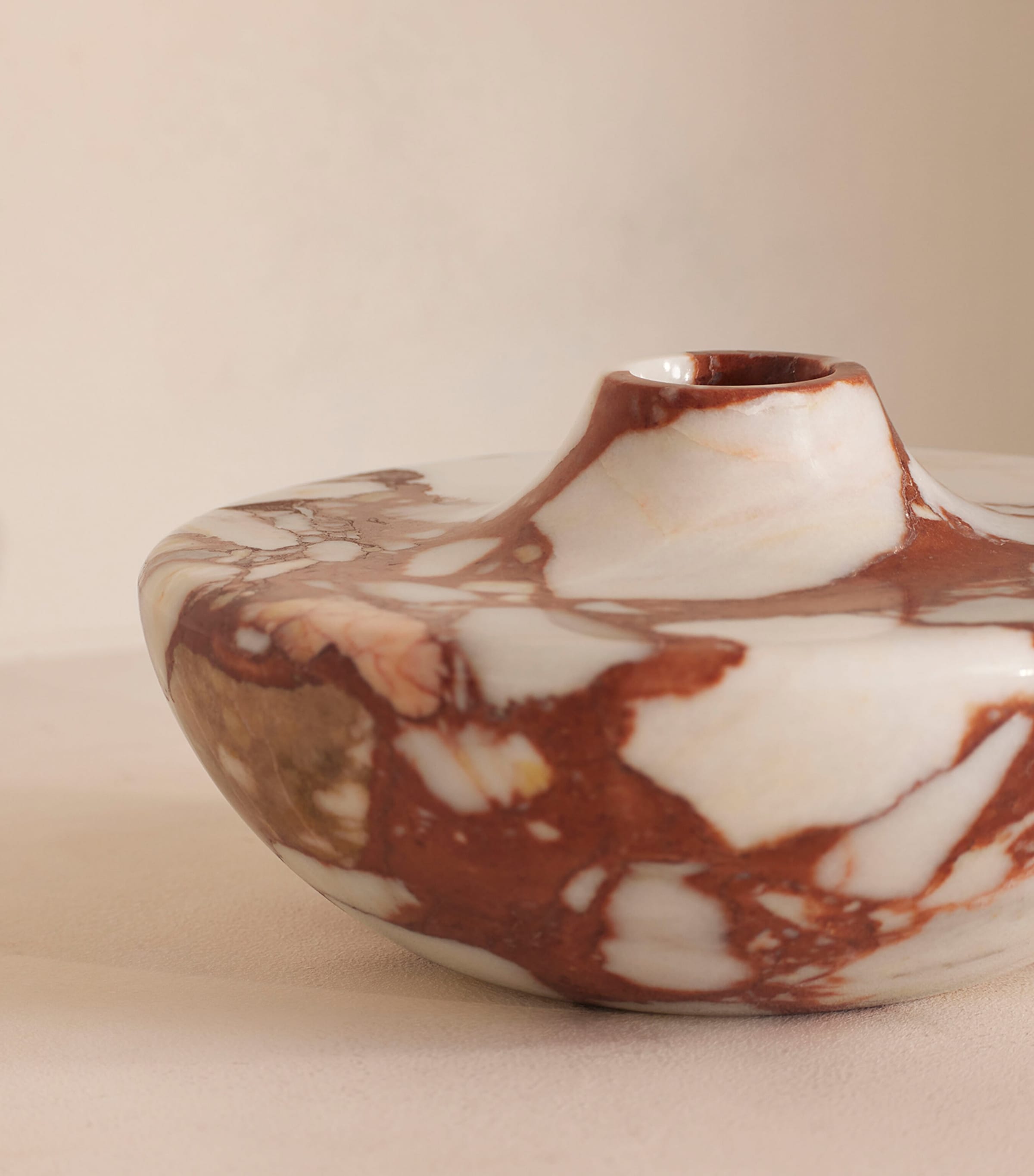 Marble Alma Vase (10cm) RED Image 4