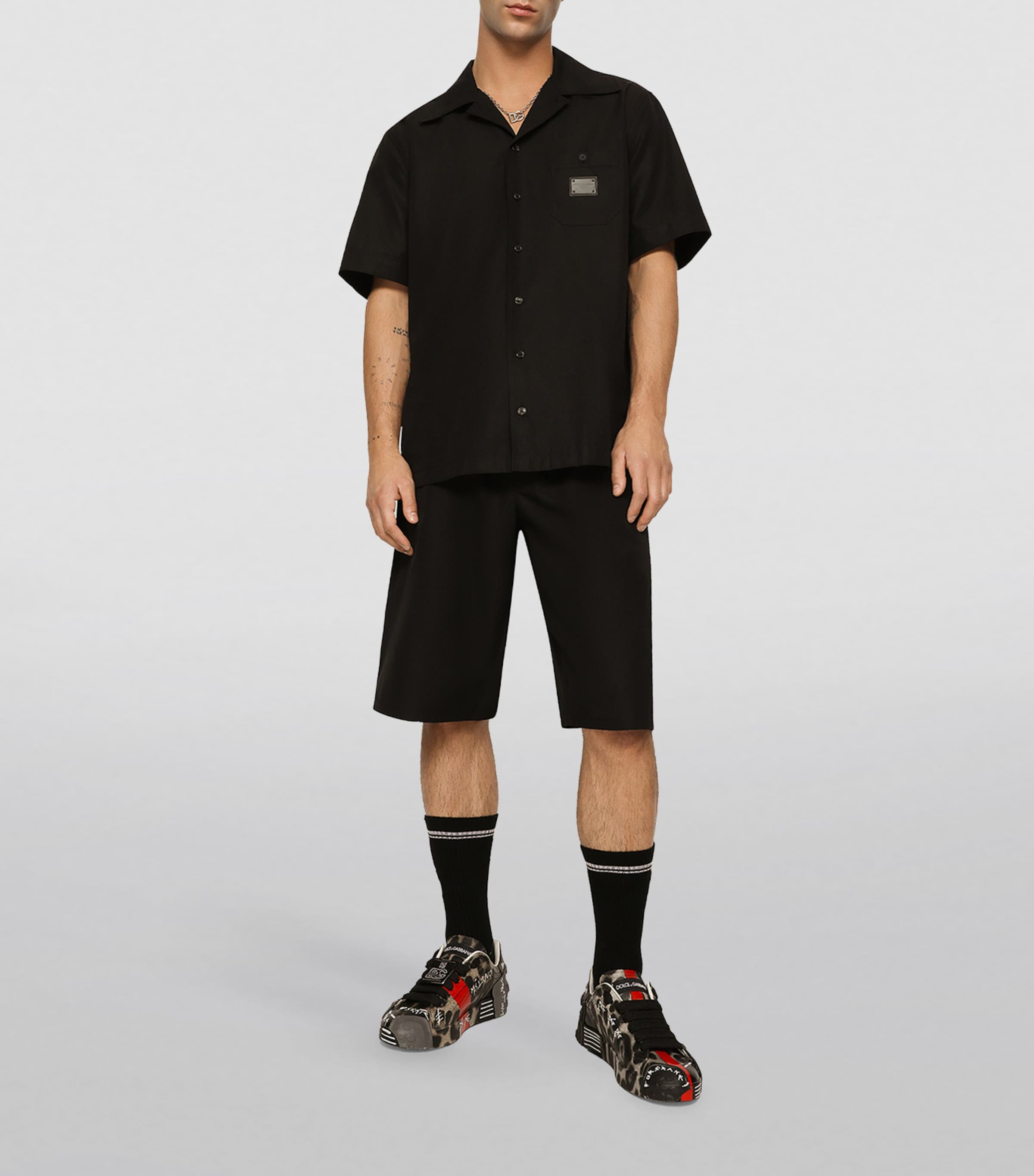 Logo-Plaque Shirt N0000-BLACK Image 2