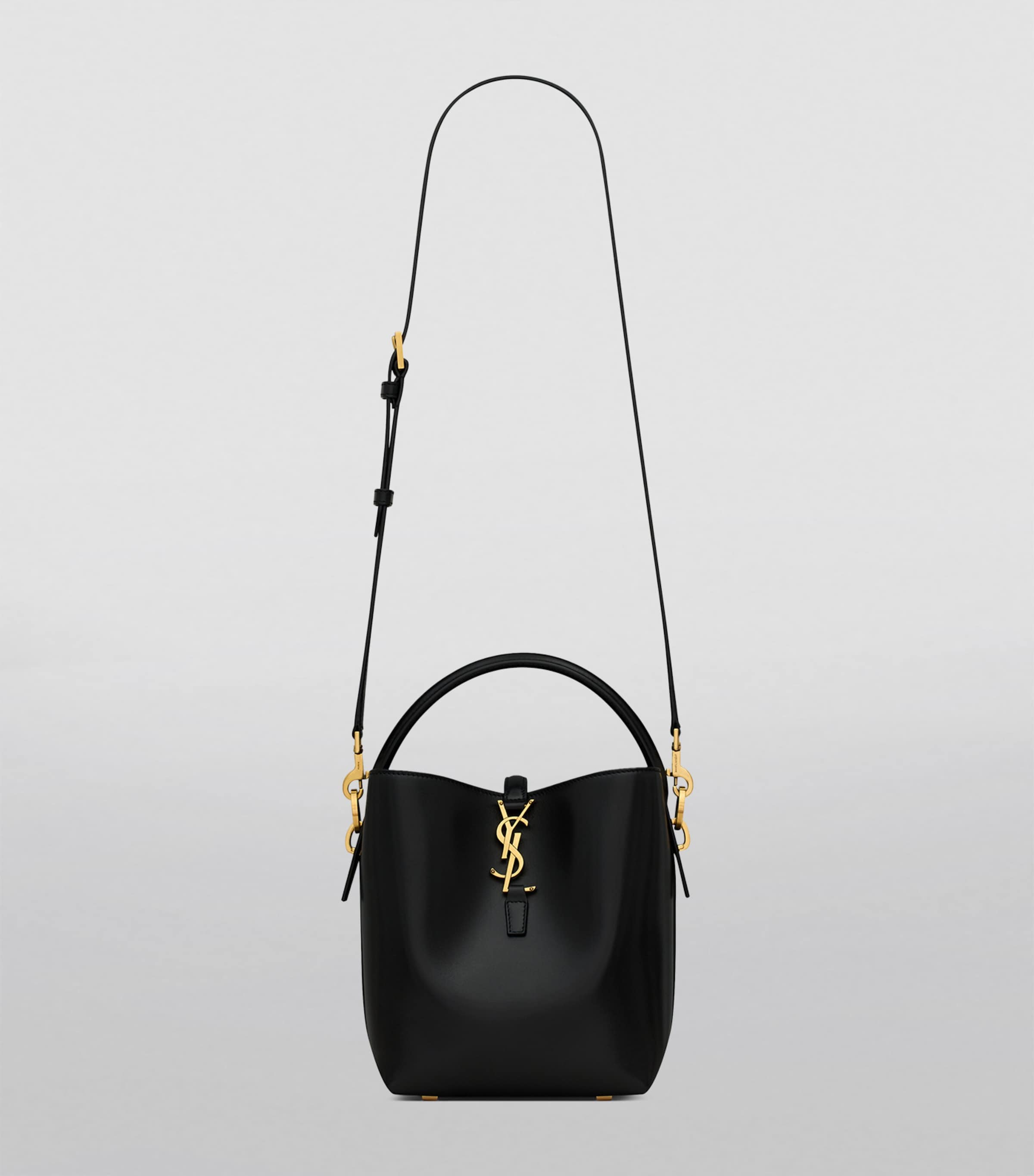 Saint Laurent Black Small Le 37 Bucket Bag | Harrods US