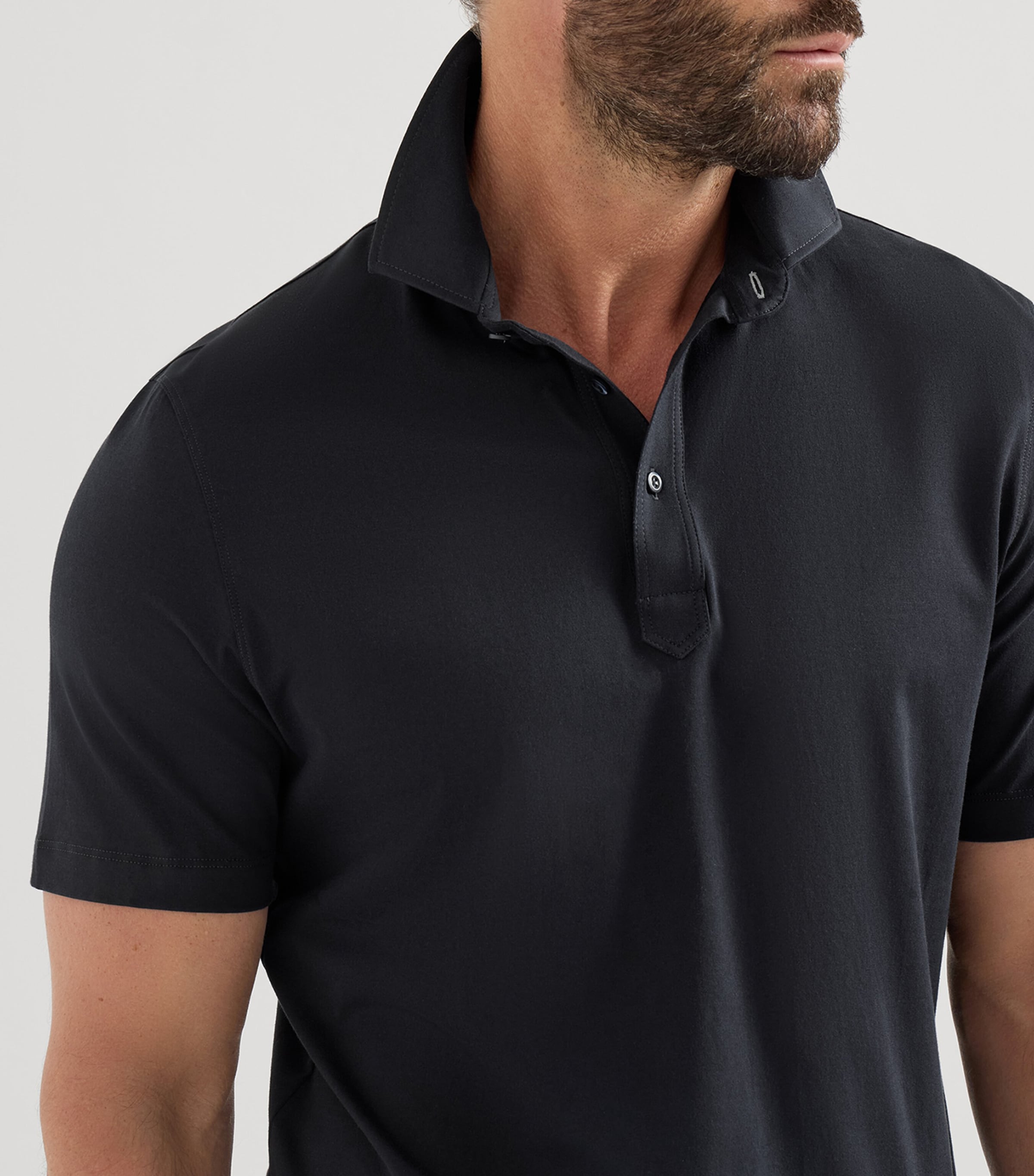 Brunello Cucinelli Mens Cotton Polo Shirt Image 6