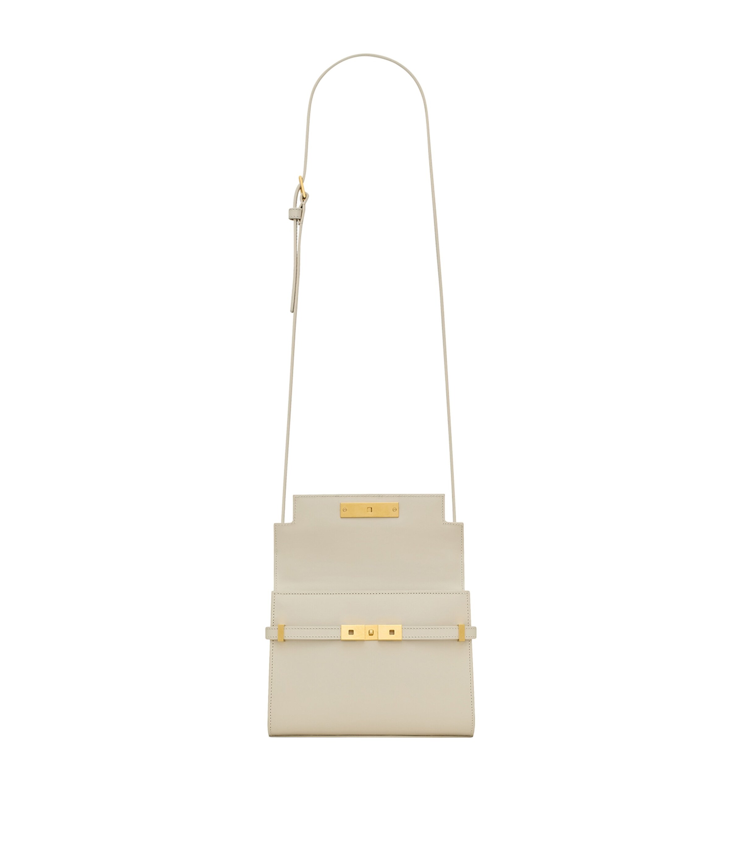 Saint Laurent White Mini Manhattan Cross-Body Bag | Harrods US