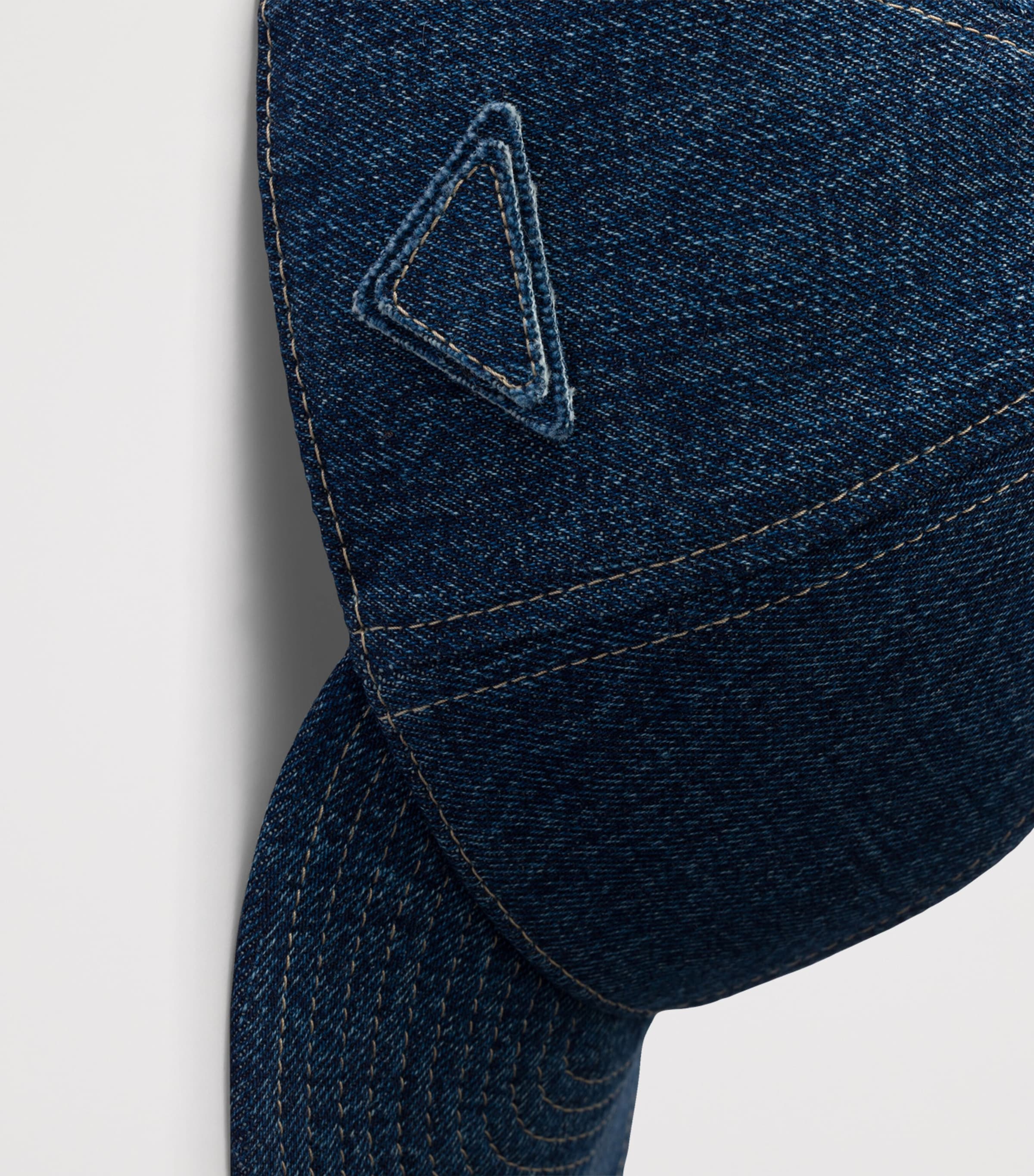 Prada Denim Baseball Cap Blue Image 3