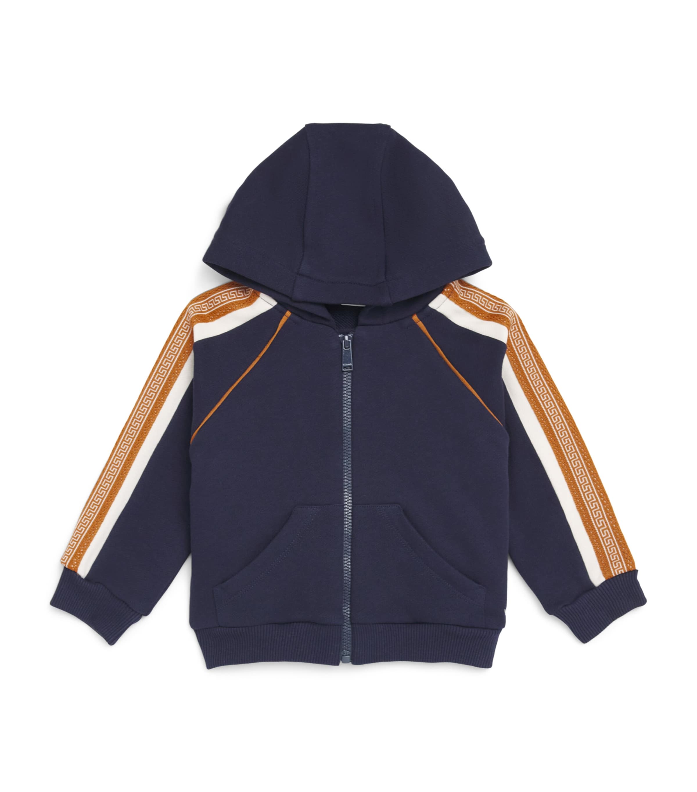 Versace Kids Cotton Greca-Embroidered Hoodie (6-36 Months) Image 1