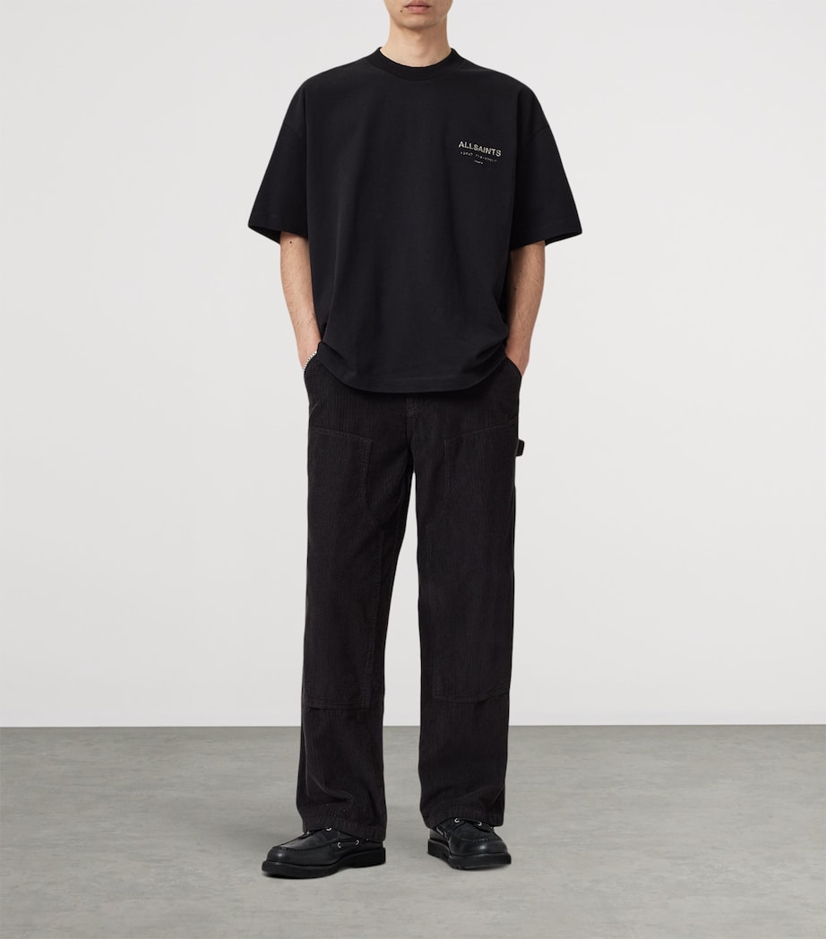 Organic Cotton Underground T-Shirt JET BLACK/LEOPARD Image 2