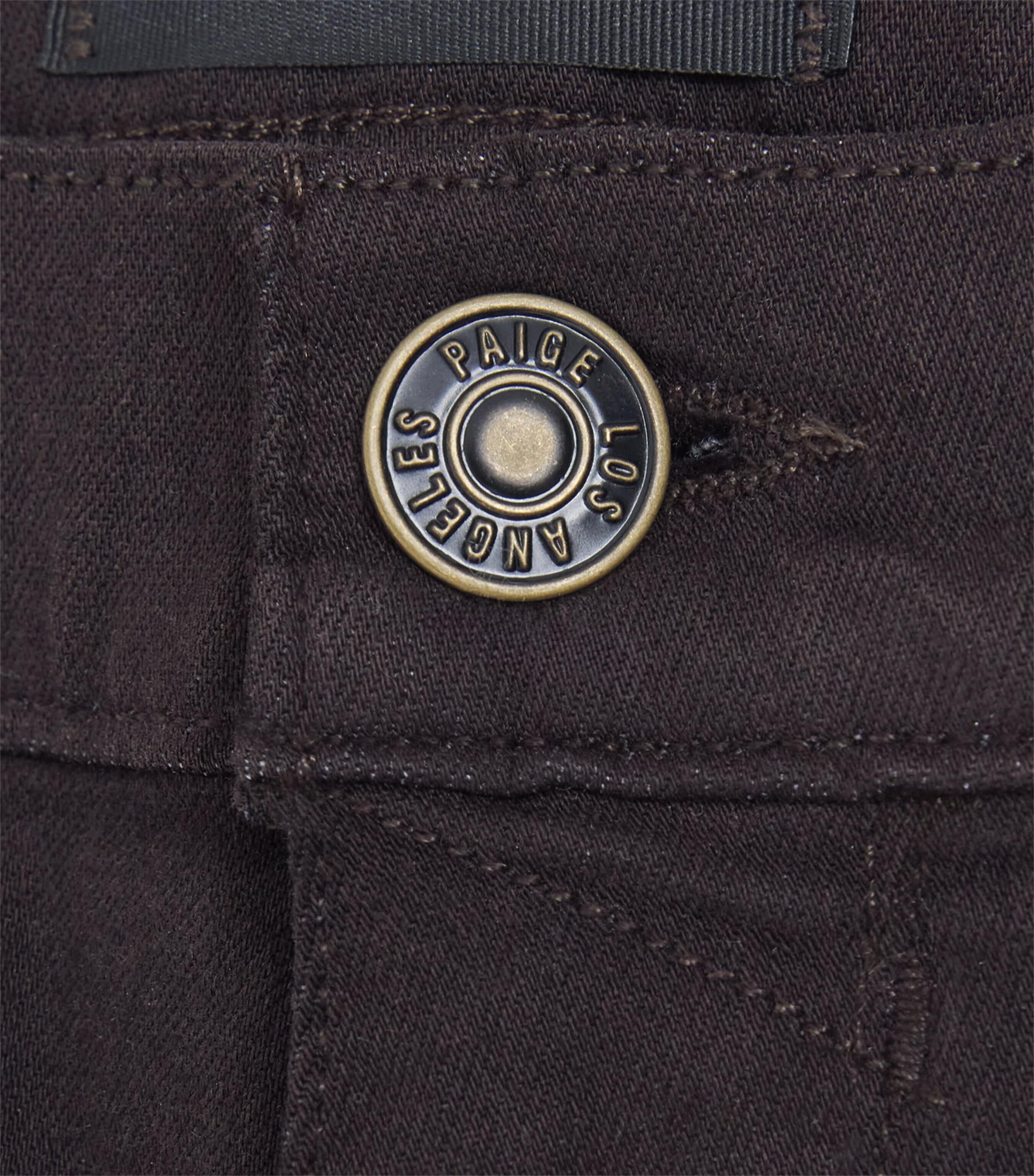PAIGE Mens Normandie Straight Jeans Deep Chocolate Image 6
