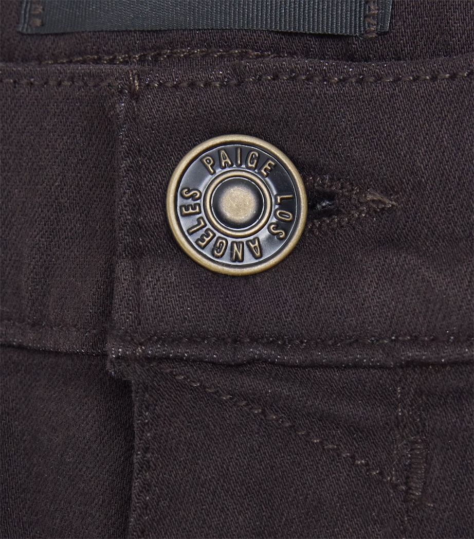 PAIGE Mens Normandie Straight Jeans Deep Chocolate Image 6