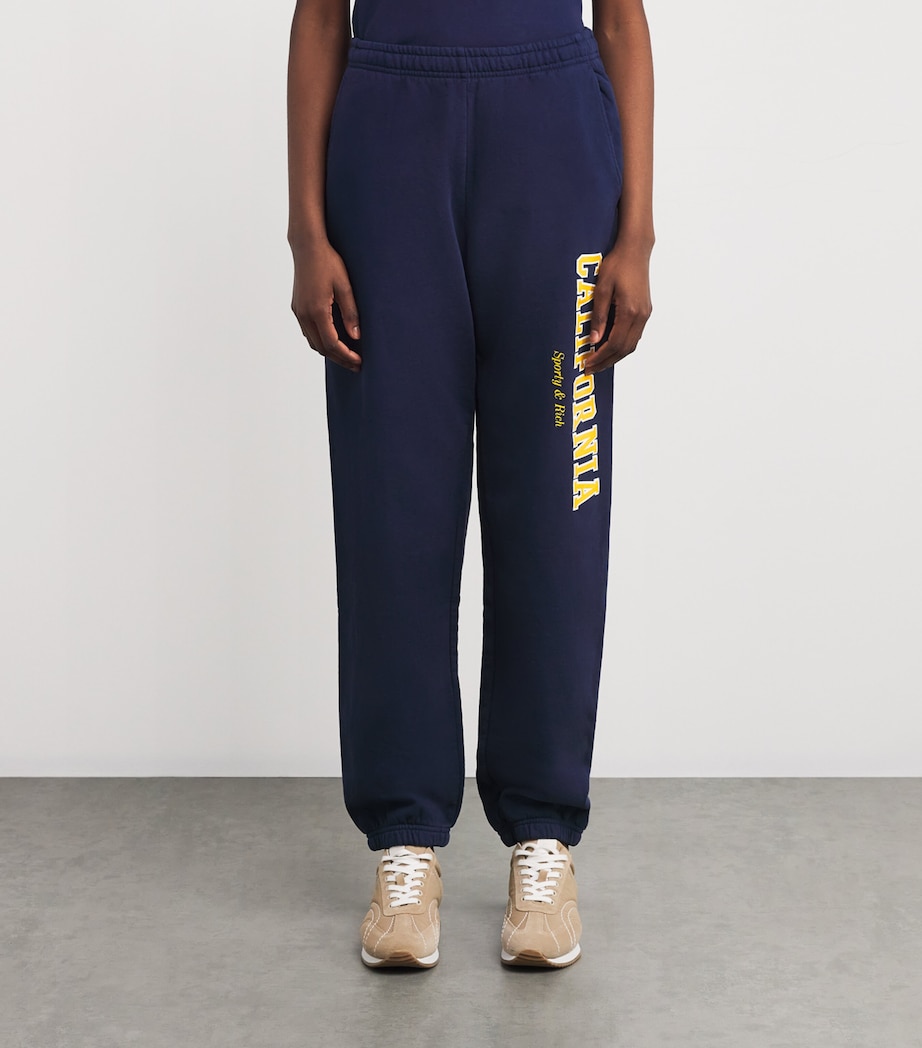 California Sweatpants NAVY GOLD/WHITE Image 3