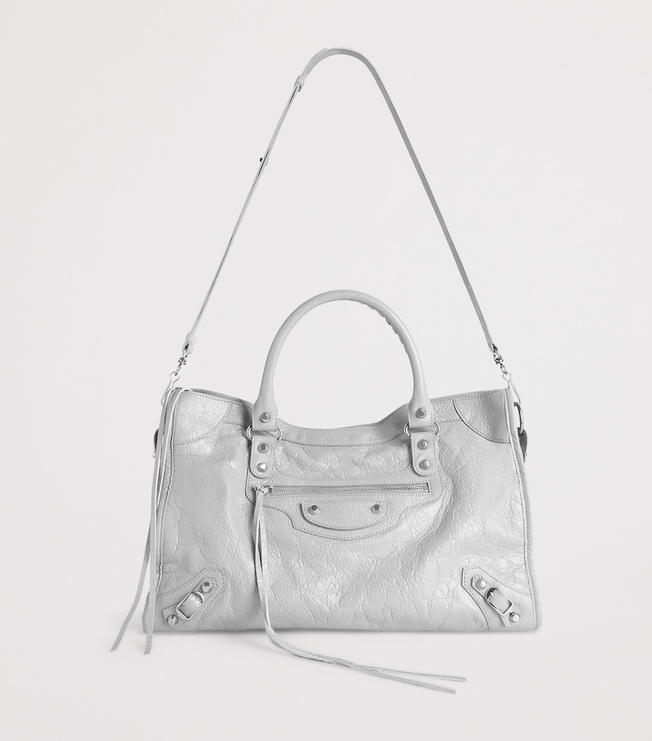 Medium Leather Le City Top-Handle Bag 1210 Image 3