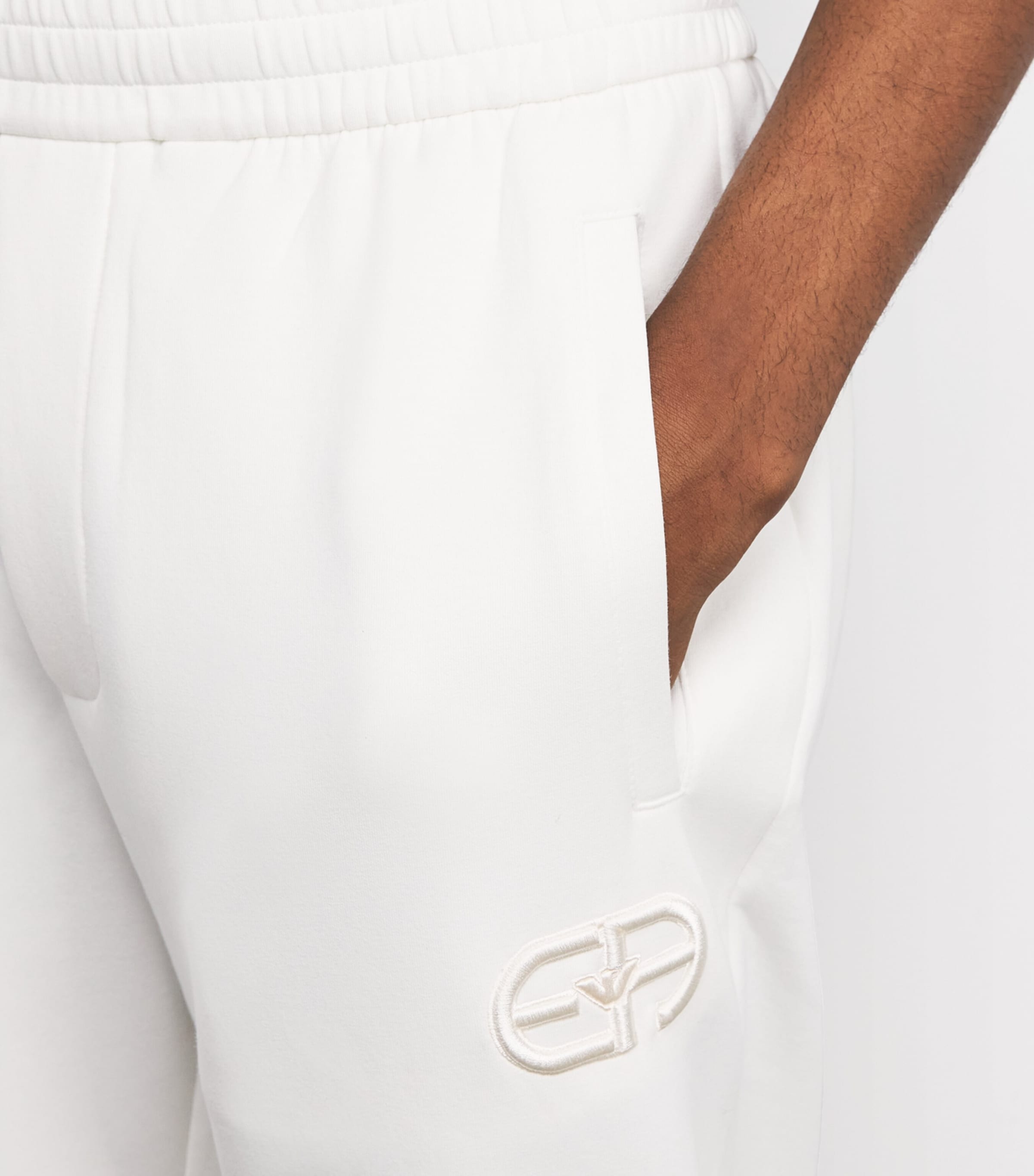Cotton-Blend Logo Sweatpants 101 Image 6