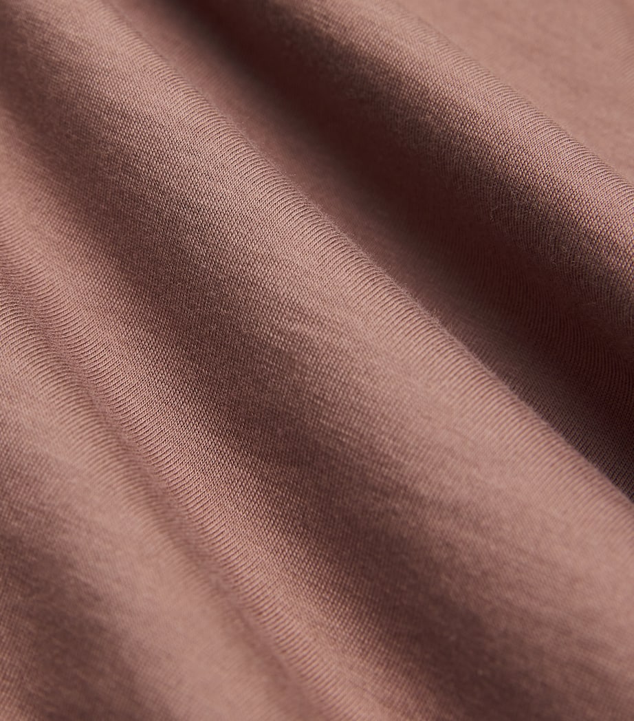 Cotton T-Shirt MAUVE Image 5