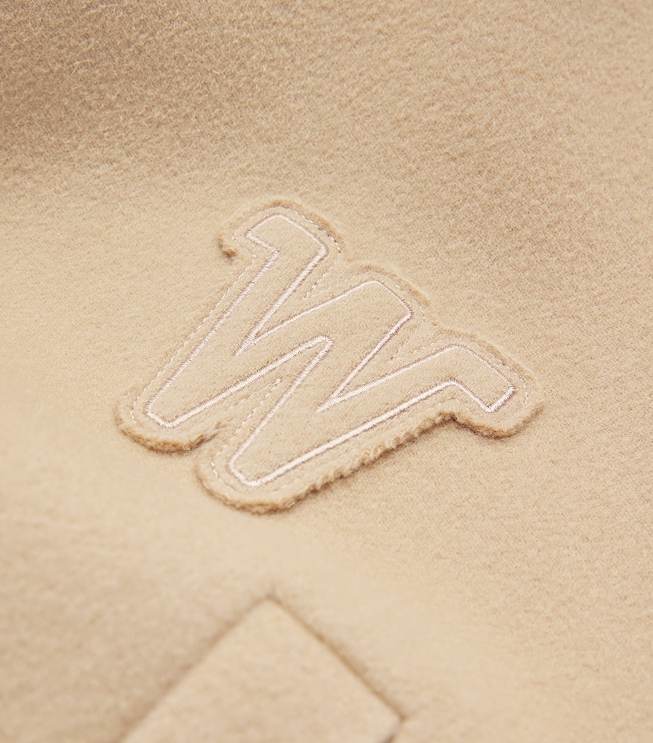 Wool-Blend Bomber Jacket CAMEL Image 5