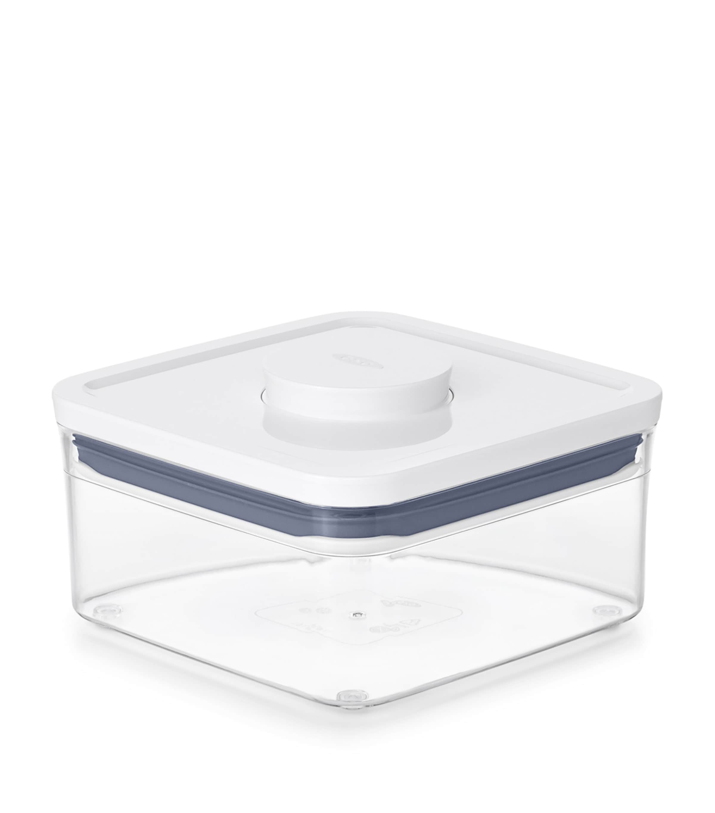 Mini Square POP Container (1L) CLEAR/WHITE Image 3