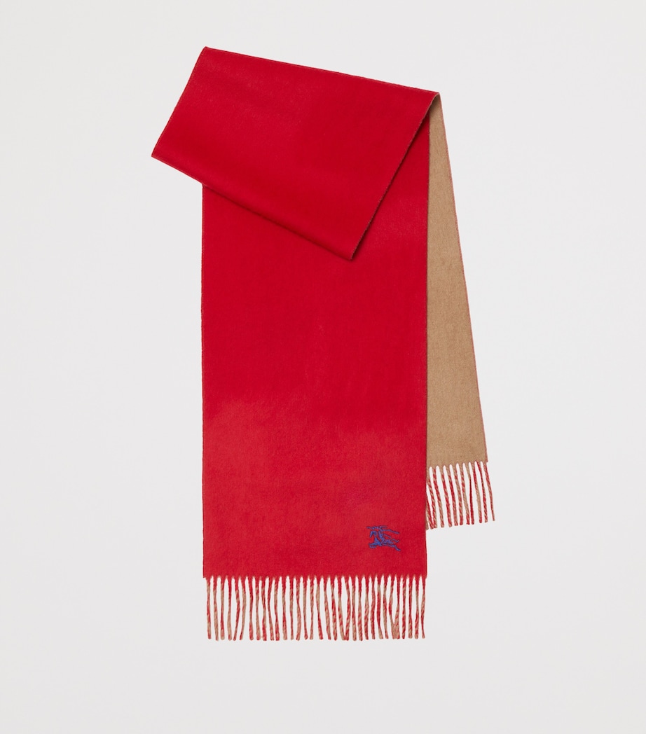 Cashmere Reversible Scarf PILLAR / CAMEL Image 2