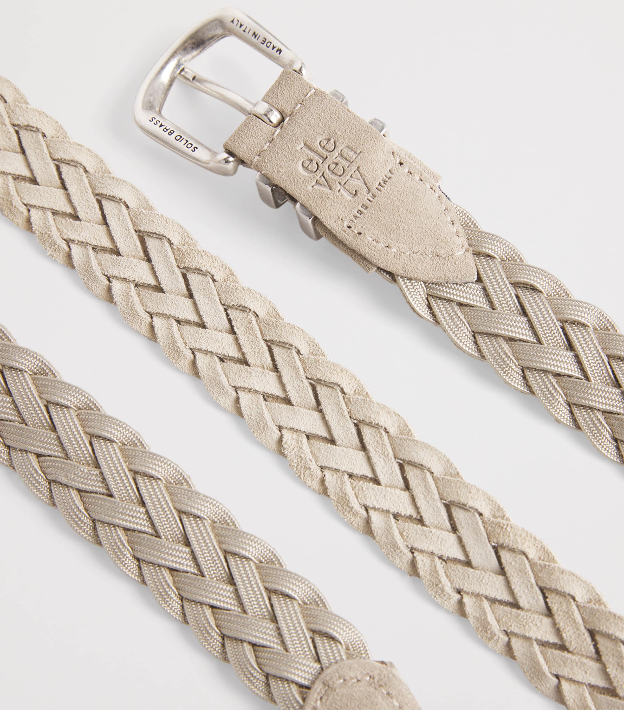 Suede Braided Belt SABBIA Image 5