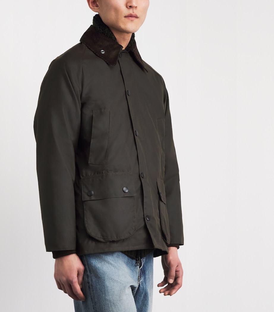Waxed Bedale Jacket OLIVE Image 4