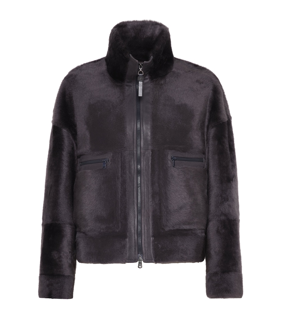 Shearling-Leather Jacket C2126 Image 1