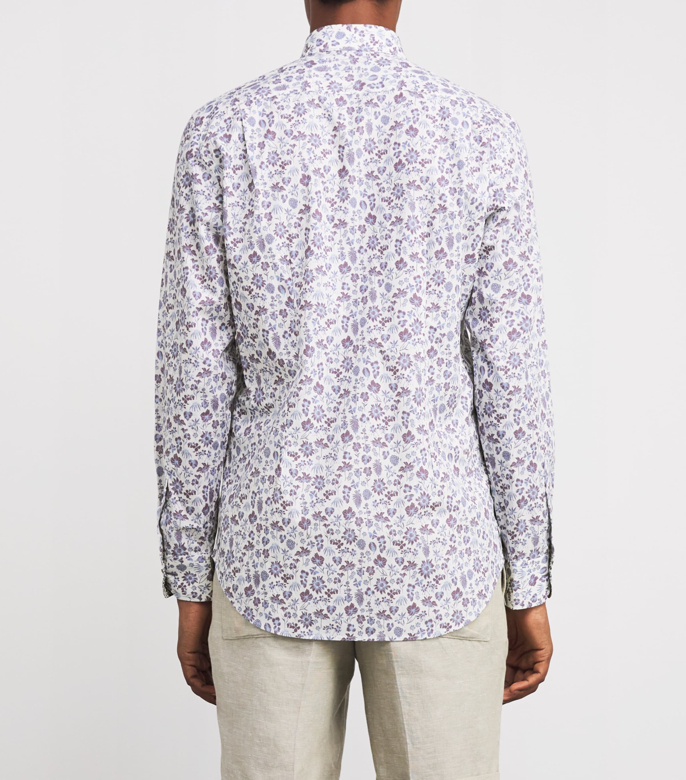 Cotton Liberty Print Shirt 01_WHITE Image 4