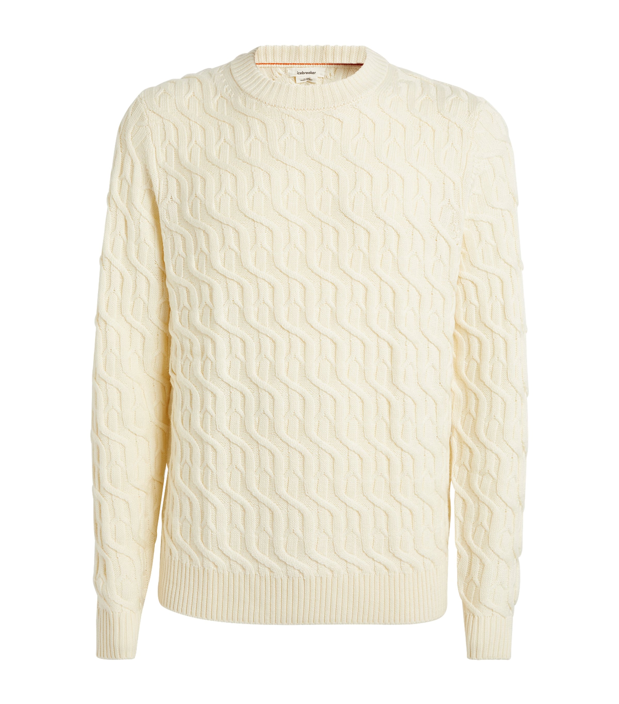 Icebreaker Cable-knit Sweater In White