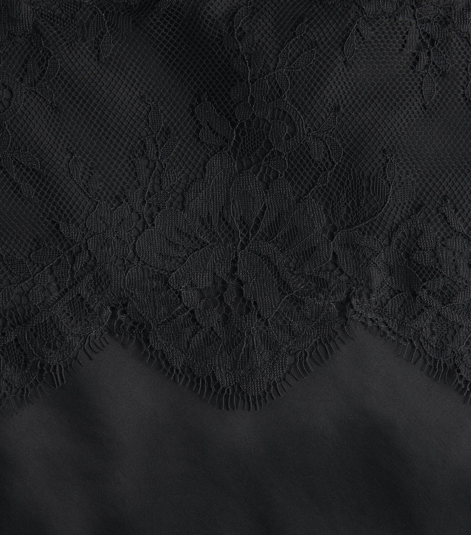 Herskind Womens Lace-Detail Linnea Cami Top Black Image 6