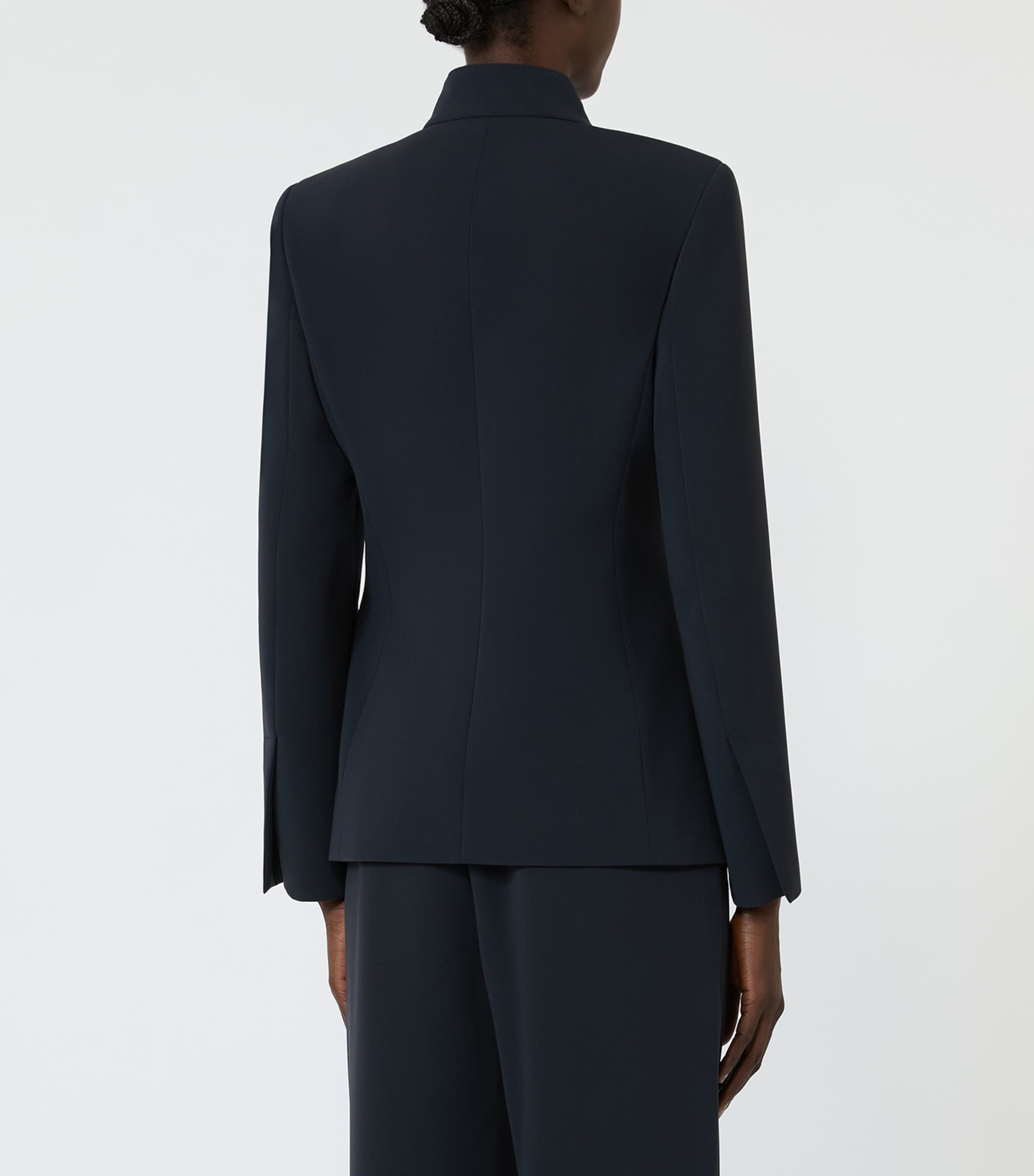 Max Mara Womens Sash-Tie Blazer Midnightblue Image 4