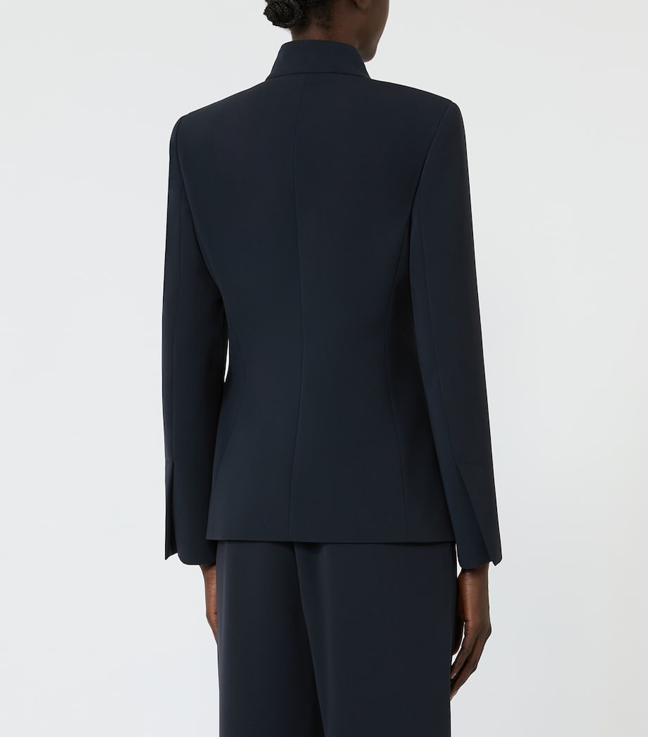Max Mara Womens Sash-Tie Blazer Midnightblue Image 4