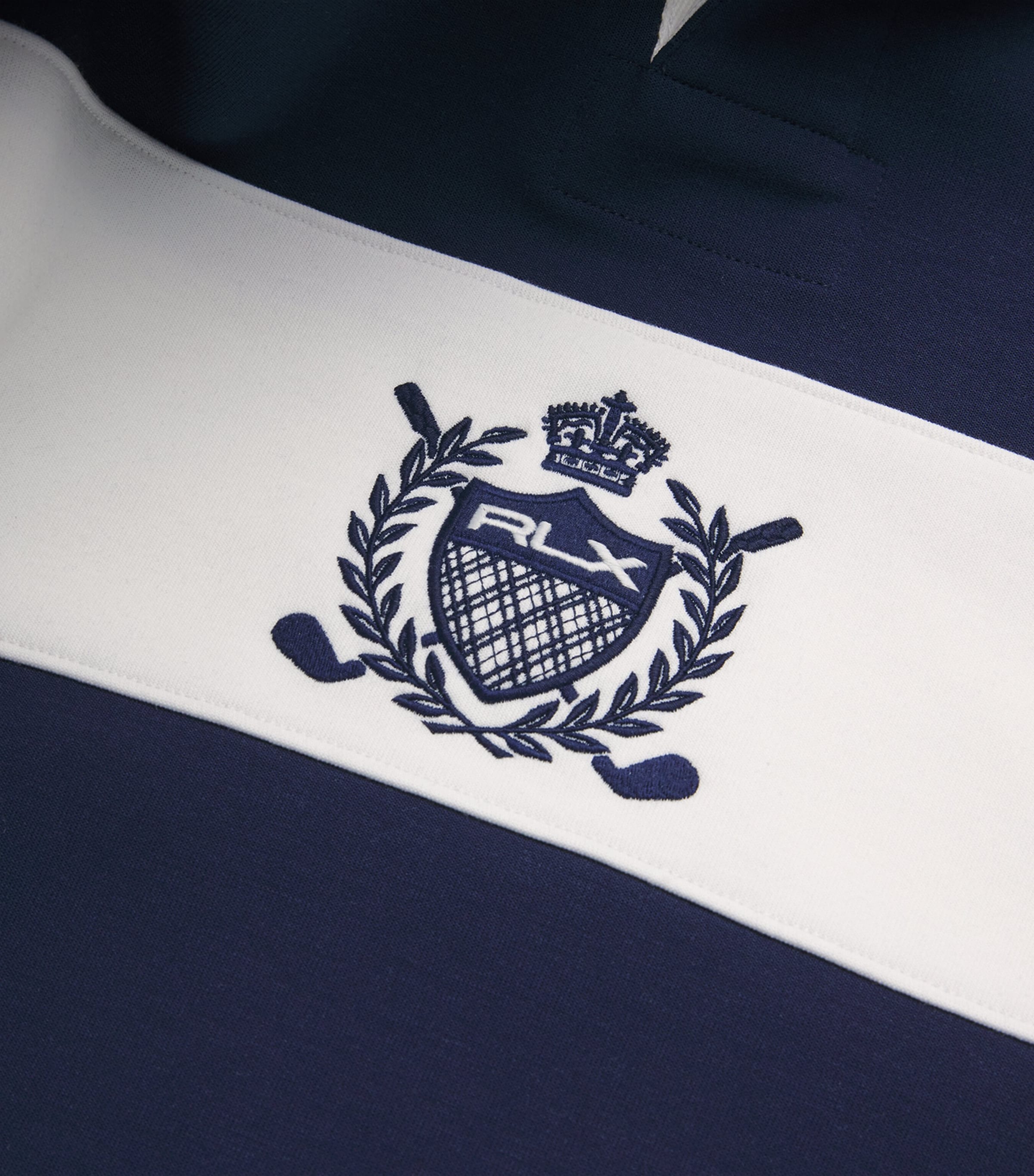 Crest Relaxed Rugby Shirt REFINED NAVY Image 5