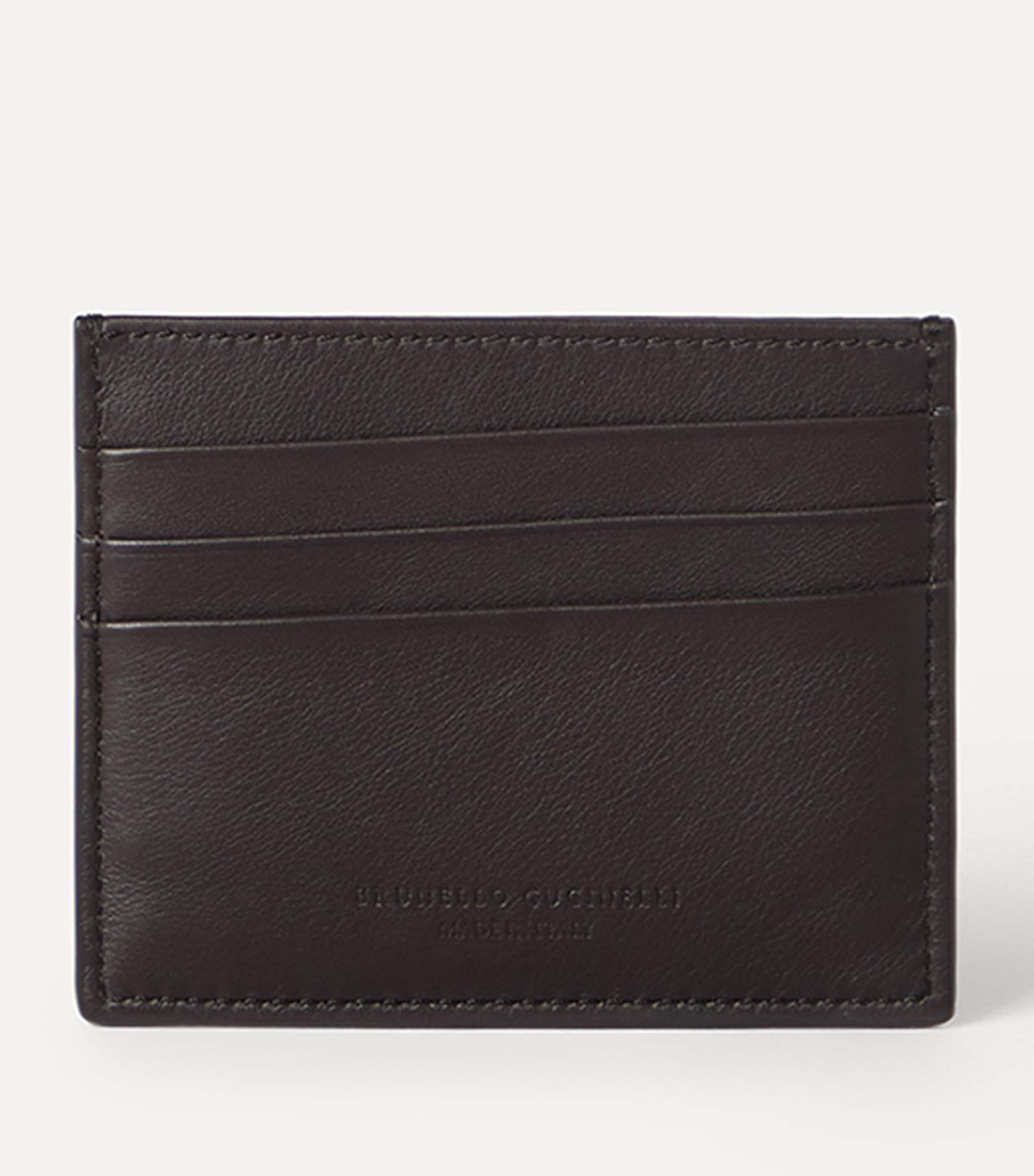 Brunello Cucinelli Leather Card Holder Image 3