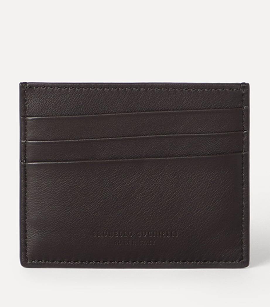 Brunello Cucinelli Leather Card Holder Image 3