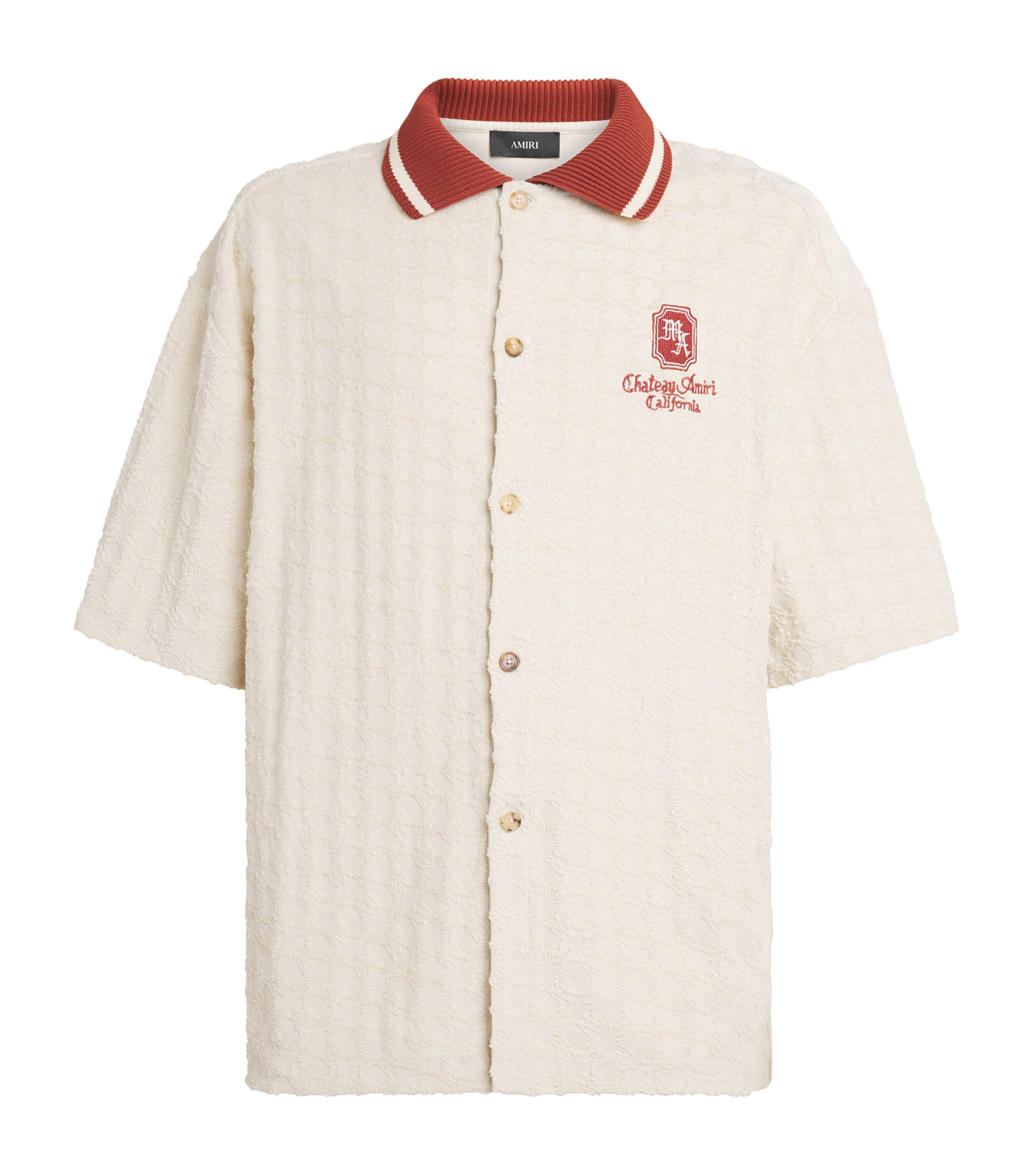 Jacquard Bowling Shirt ALABASTER Image 1
