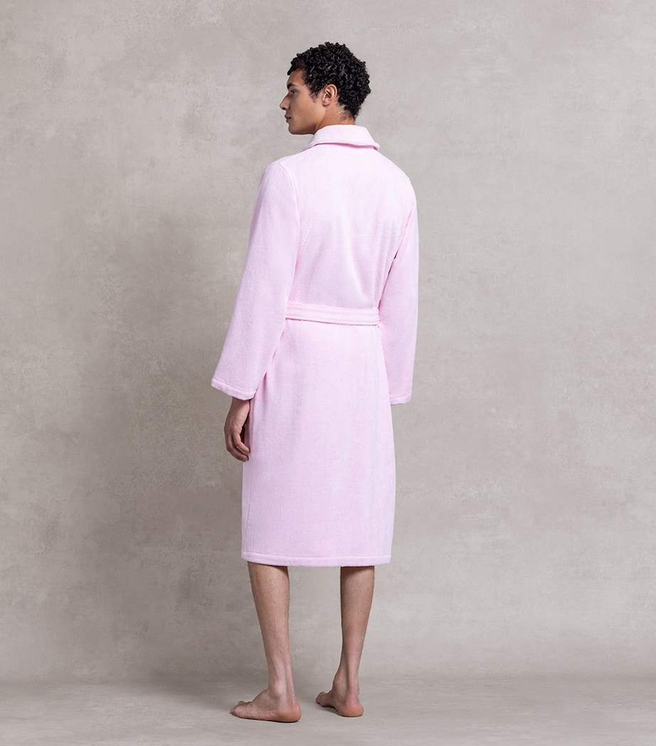 Cotton Denim Bear Bathrobe CARMEL PINK Image 4