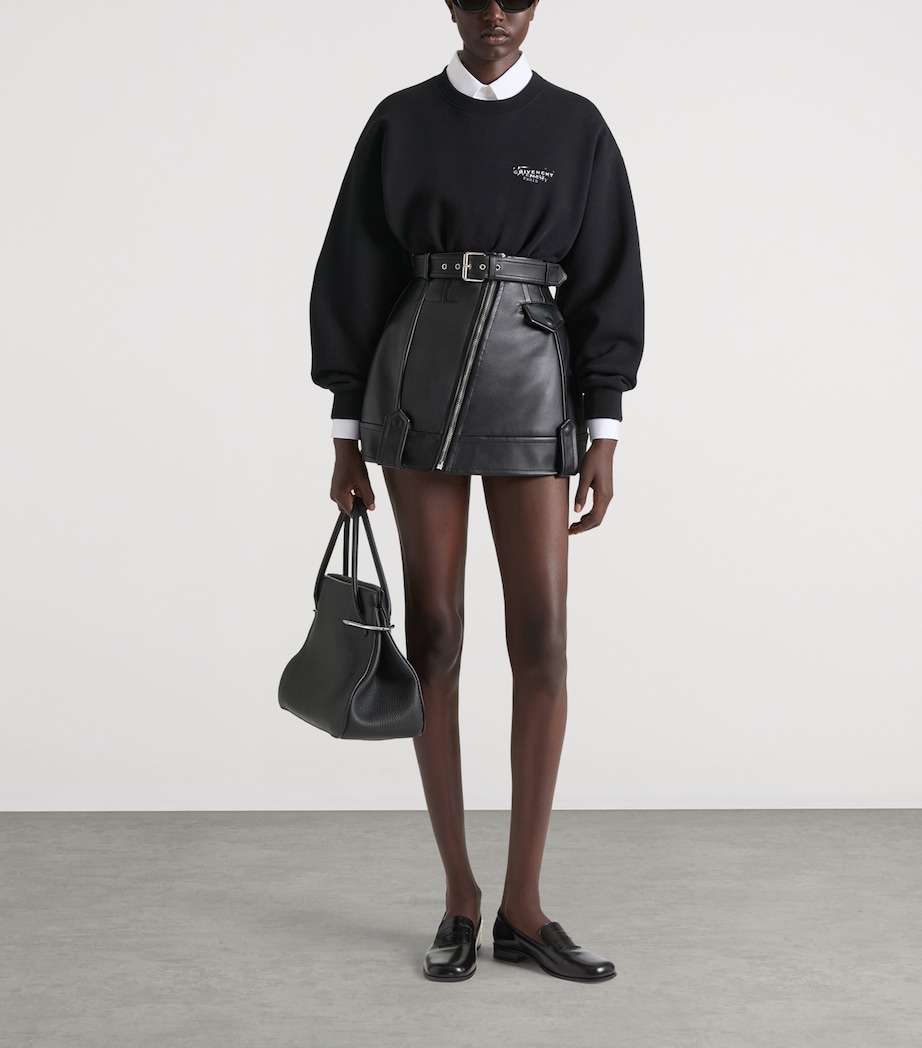 Logo Stamp Sweatshirt BLACK Image 2