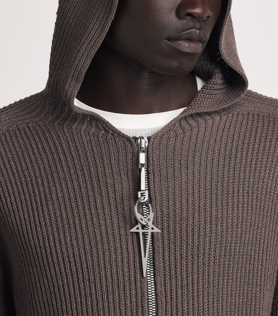 Rick Owens Pentagram Keyring Silver Image 2