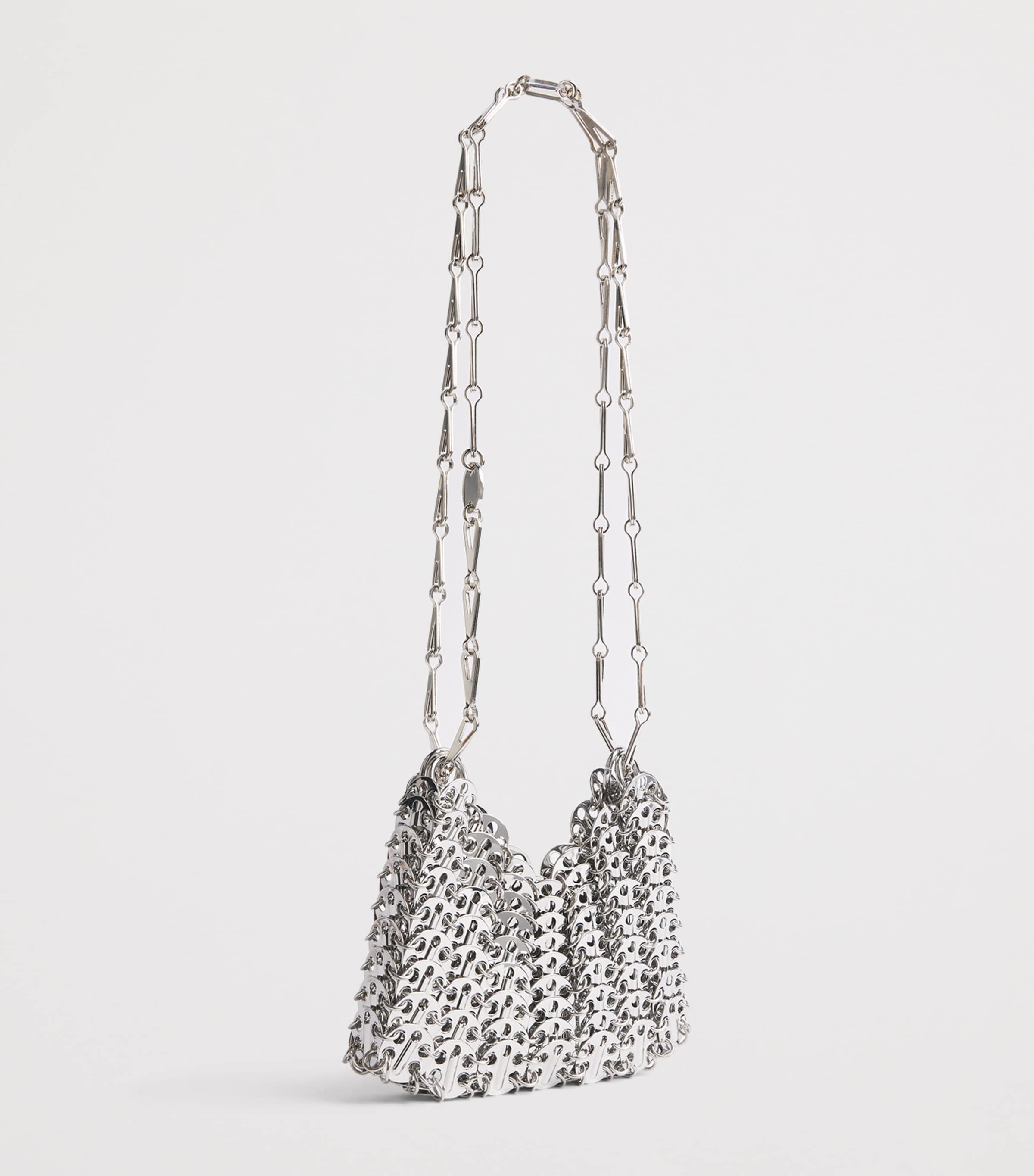 Rabanne Chainmail Nano Bag Silver Image 3