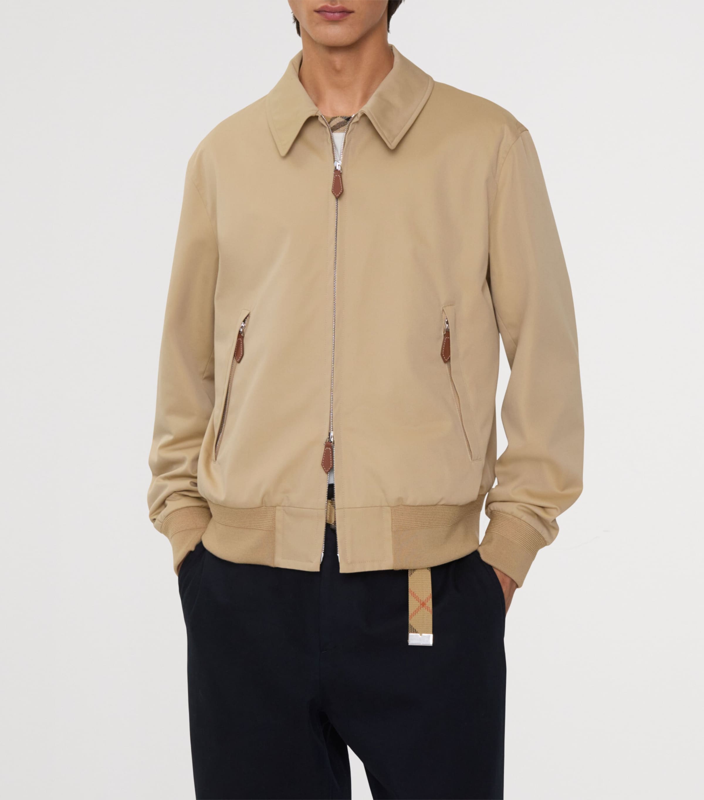 Gabardine Harrington Jacket HONEY Image 2