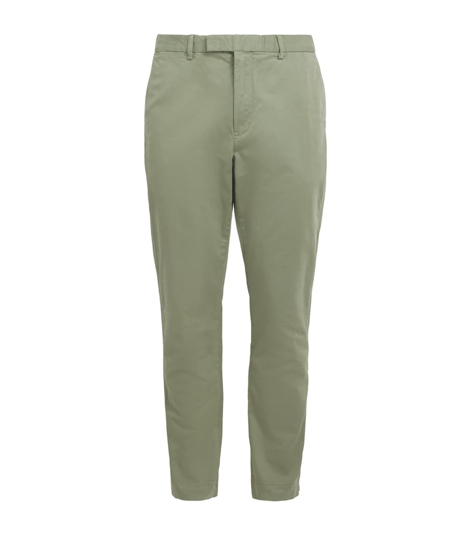 Polo Ralph Lauren Mens Stretch-Cotton Jarrett Slim Chinos Sage Green Image 1