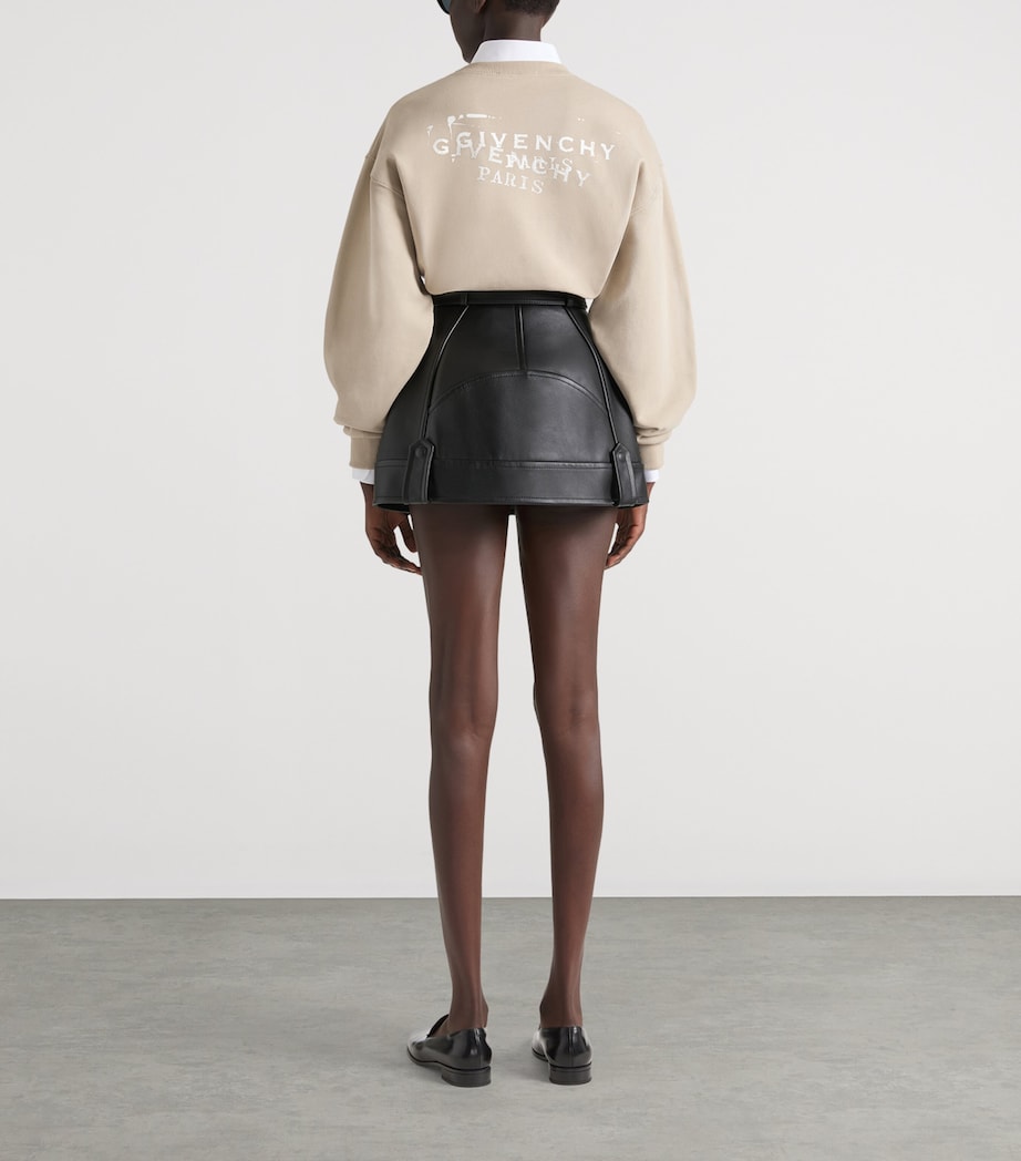 Logo Stamp Sweatshirt BEIGE CAPPUCCINO Image 3