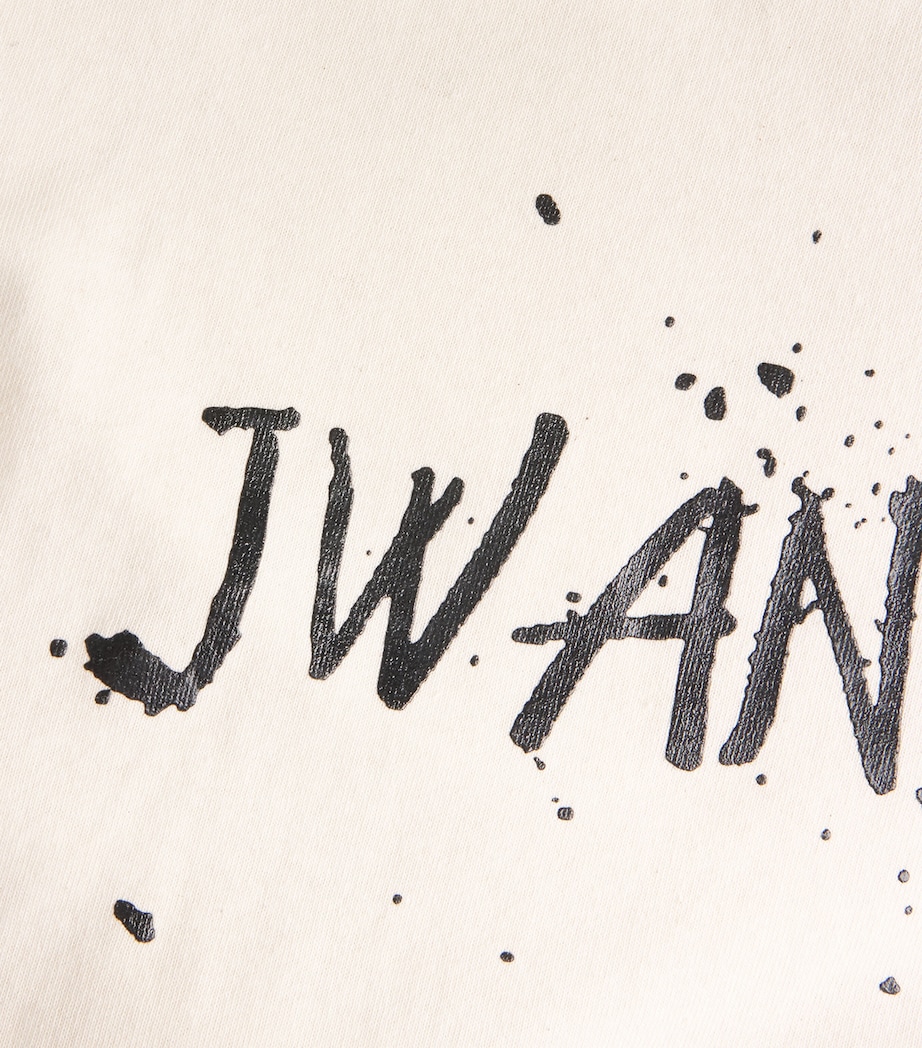 Paint Splatter Logo T-Shirt ECRU 241 Image 5