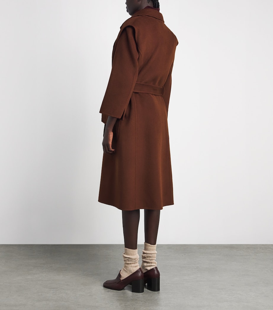 Wolk Morais Womens Cashmere Paletot Jacket and Coat Set Chestnut Image 4