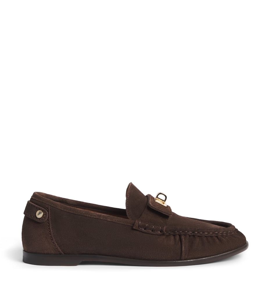 Sandro Paris Suede Loafers Brown Image 1