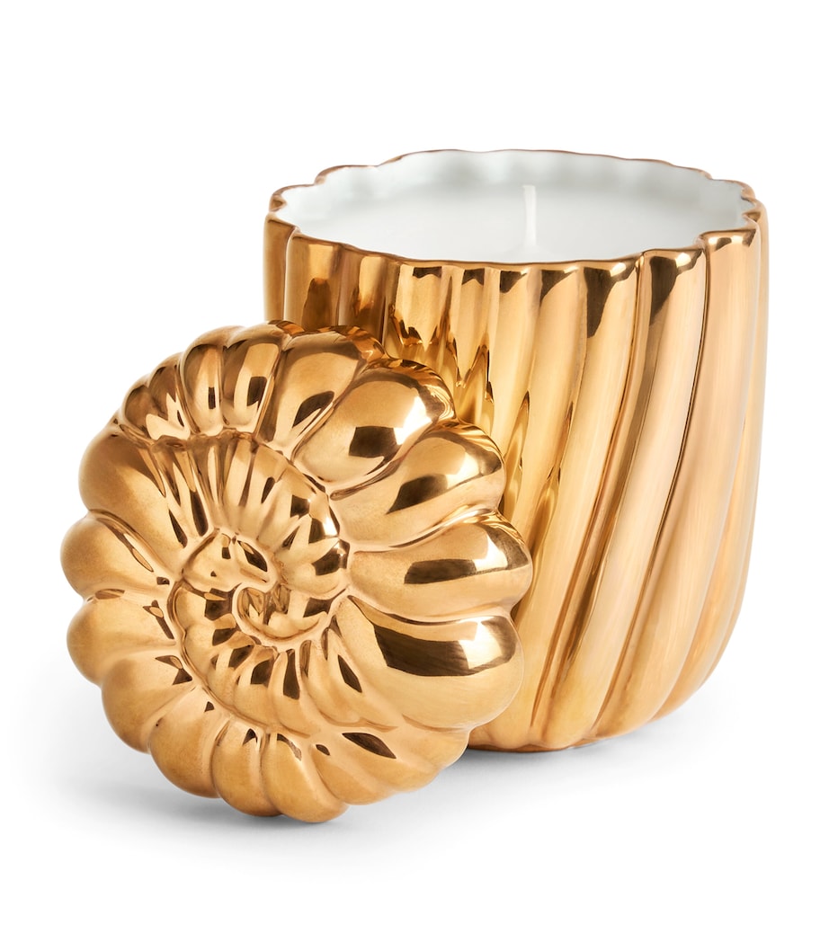 L'Objet x Jessica McCormack Shell Candle (265g) Gold Image 3